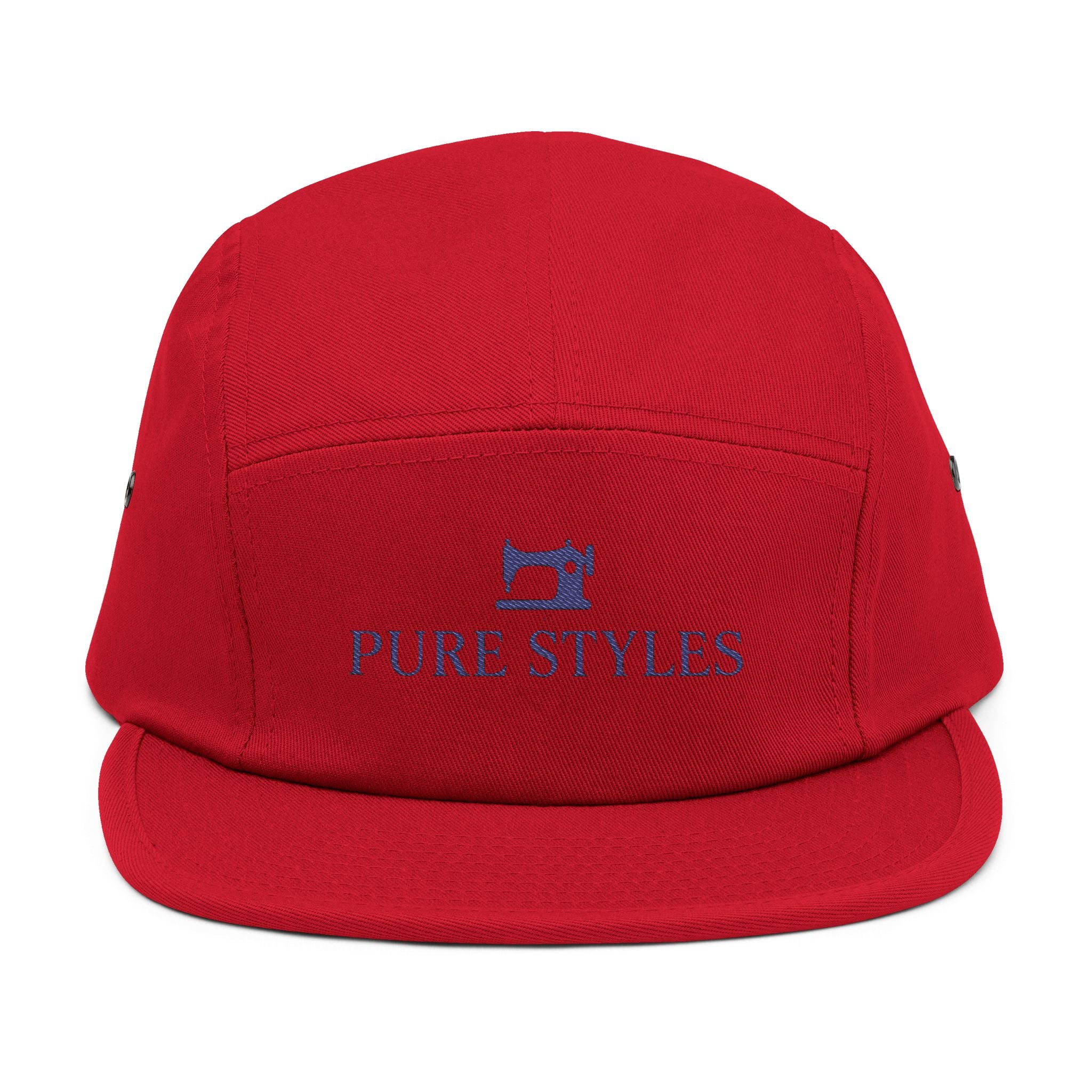 Embroidered 5 Panel Cap for Stylish Everyday Wear, Unisex Hat, Casual Headwear, Gift for Friends, Fashion Accessory