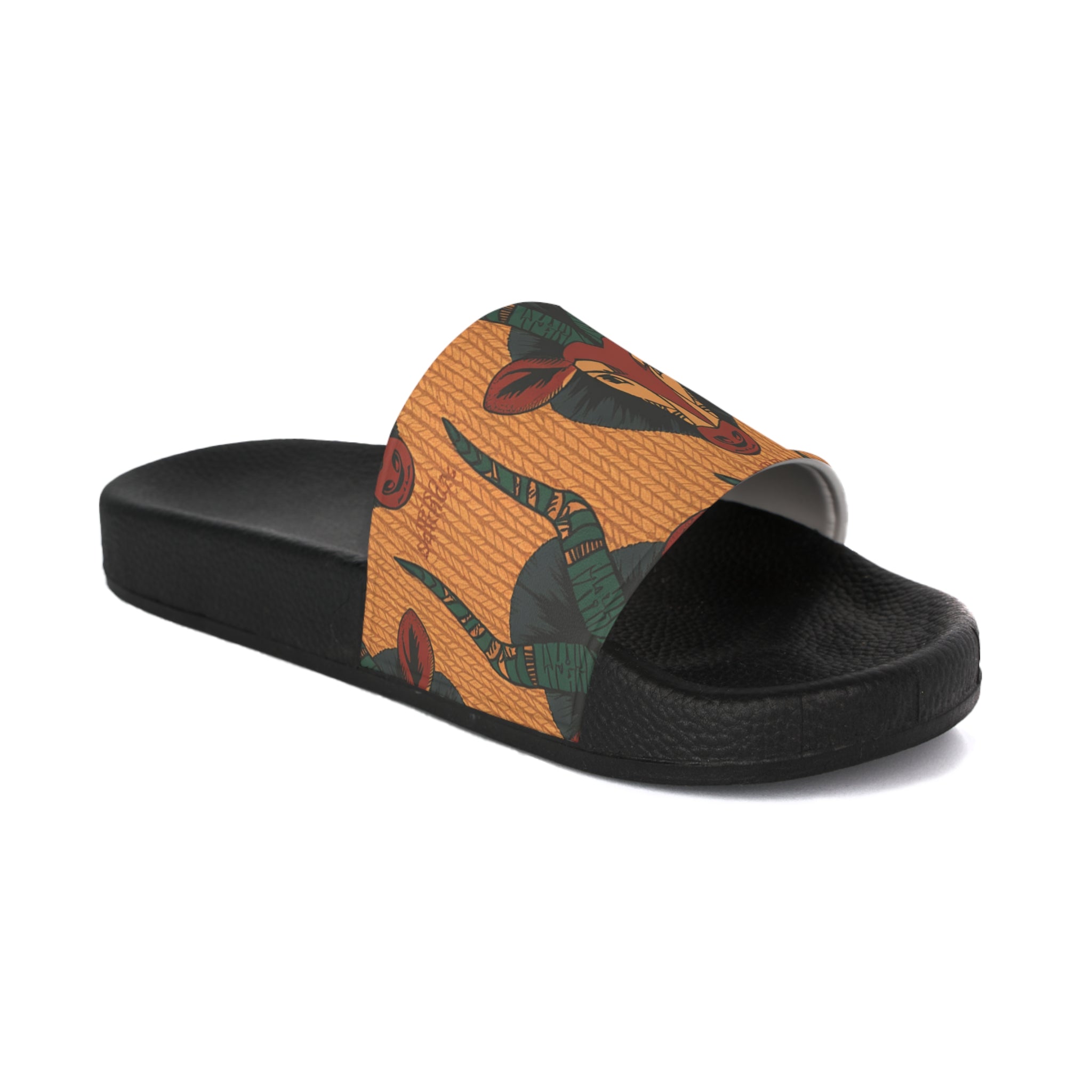 Funky Patterned Men's Slide Sandals | Summer Footwear, Pool Slides, Casual Wear, Vacation Accessories, Trendy Summer Style