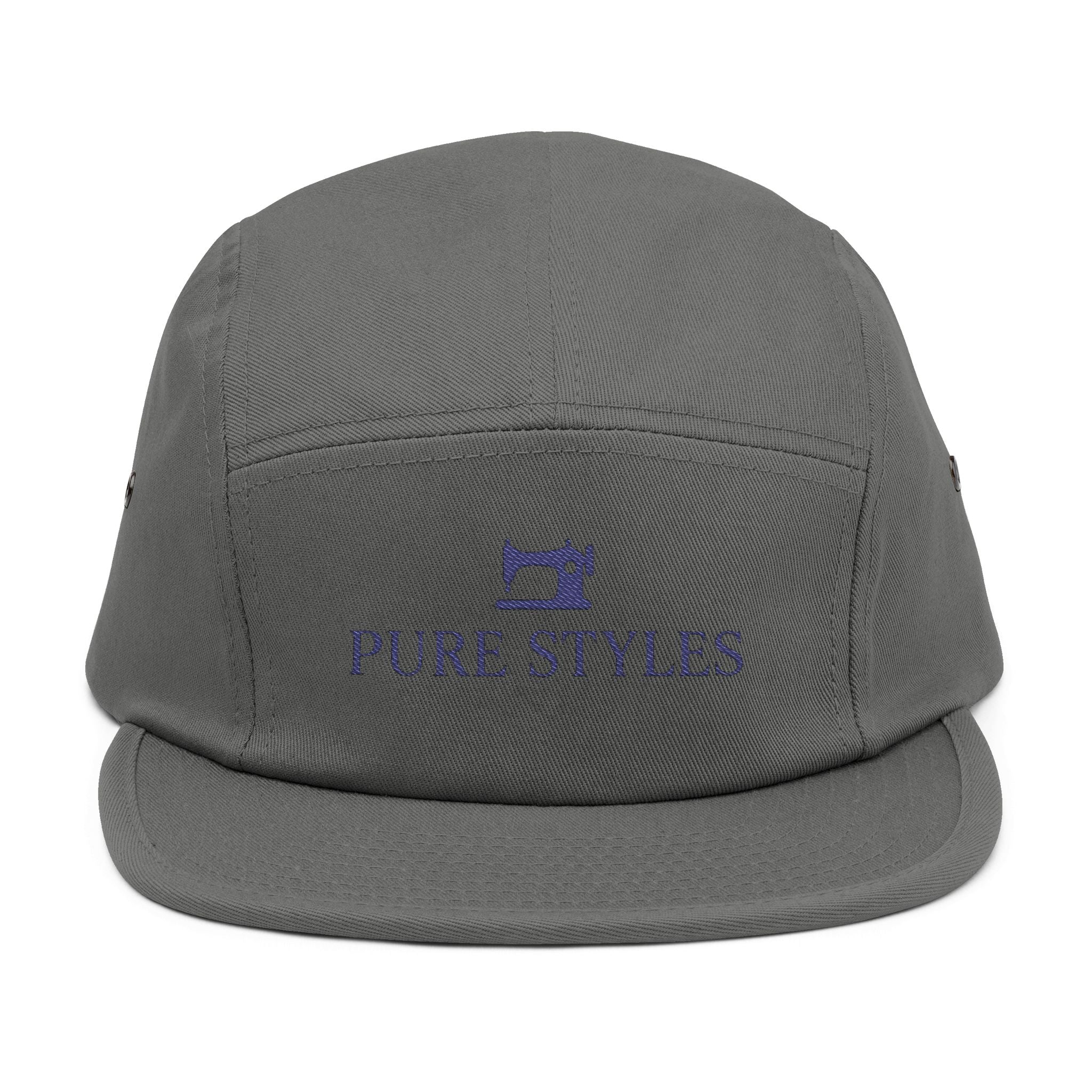 Embroidered 5 Panel Cap for Stylish Everyday Wear, Unisex Hat, Casual Headwear, Gift for Friends, Fashion Accessory