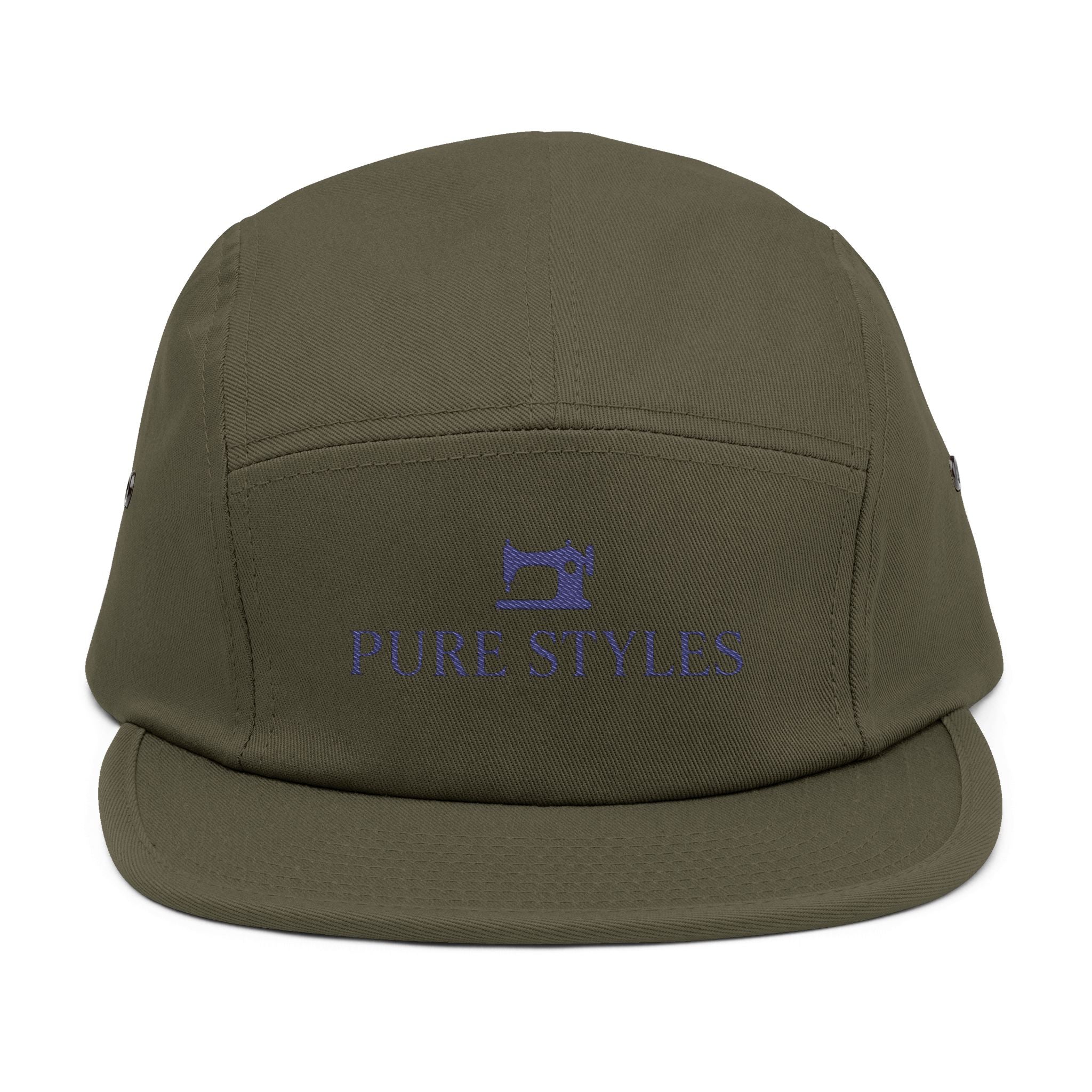 Embroidered 5 Panel Cap for Stylish Everyday Wear, Unisex Hat, Casual Headwear, Gift for Friends, Fashion Accessory