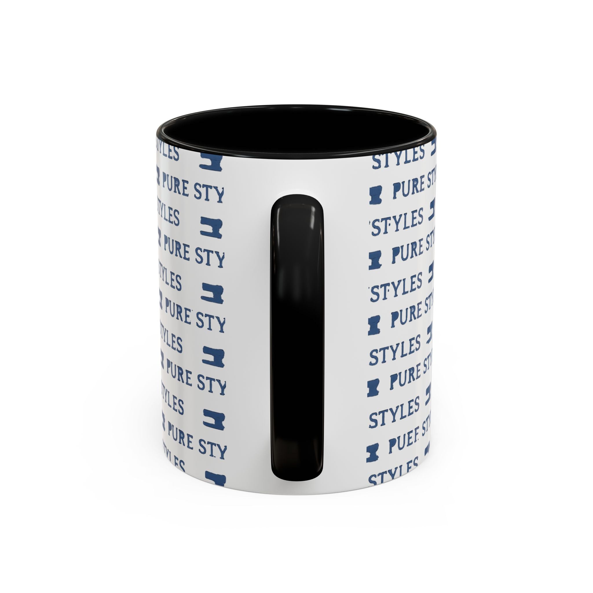 Stylish Accent Coffee Mug for Home or Office, Gift for Coffee Lovers, Modern Ceramic Cup, 11oz & 15oz Sizes