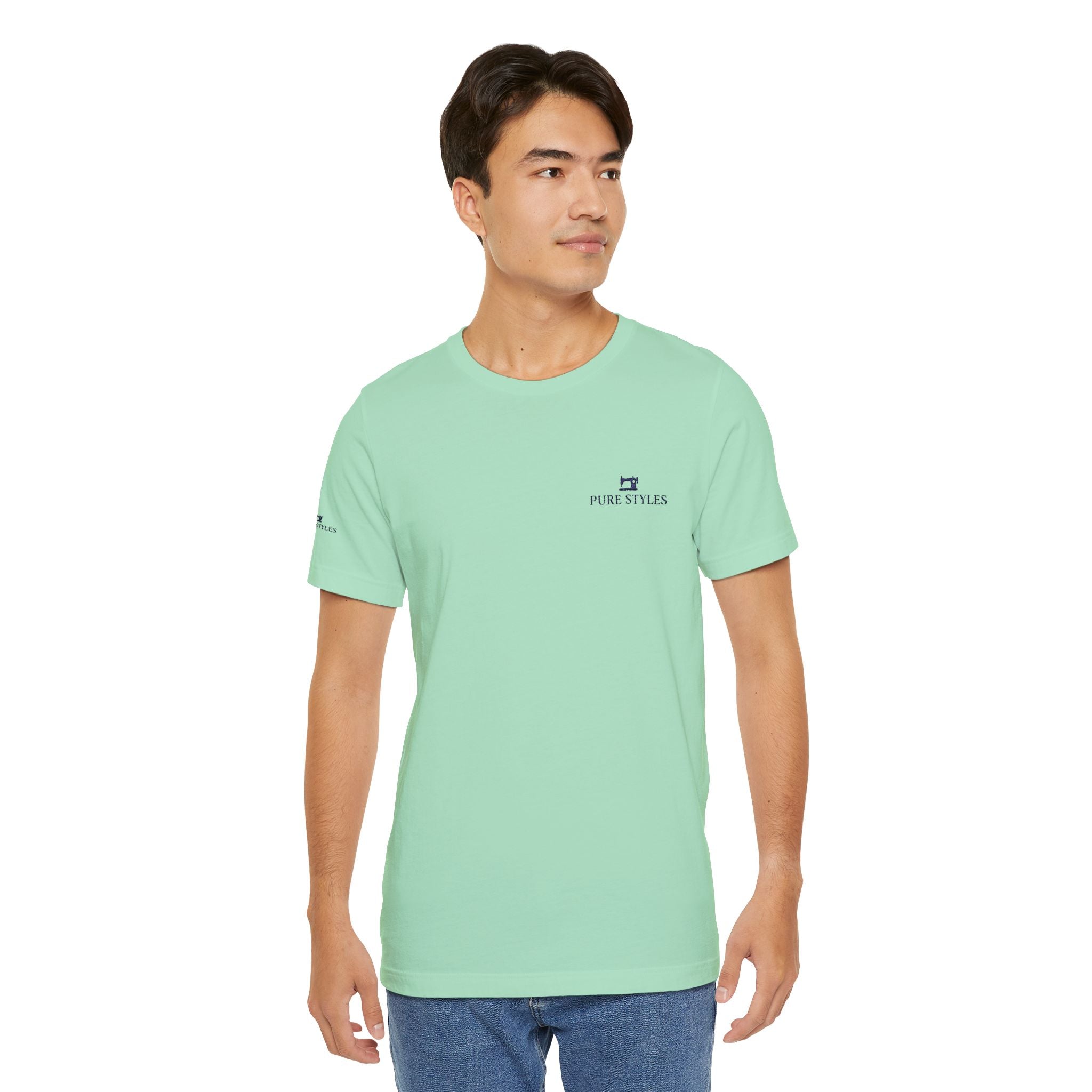 Minimalist Unisex Jersey Tee - Casual, Everyday Wear, Graphic Tee, Comfortable, Gift for Him/Her