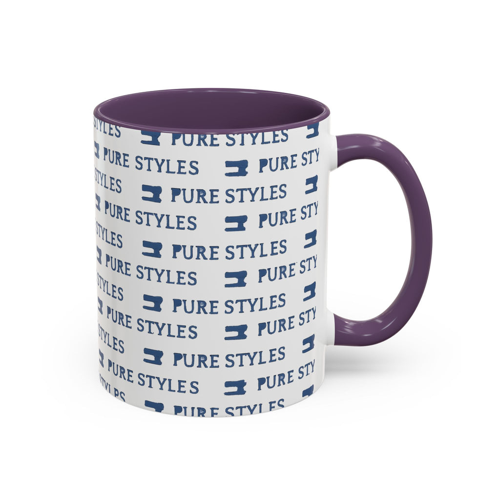 Stylish Accent Coffee Mug for Home or Office, Gift for Coffee Lovers, Modern Ceramic Cup, 11oz & 15oz Sizes