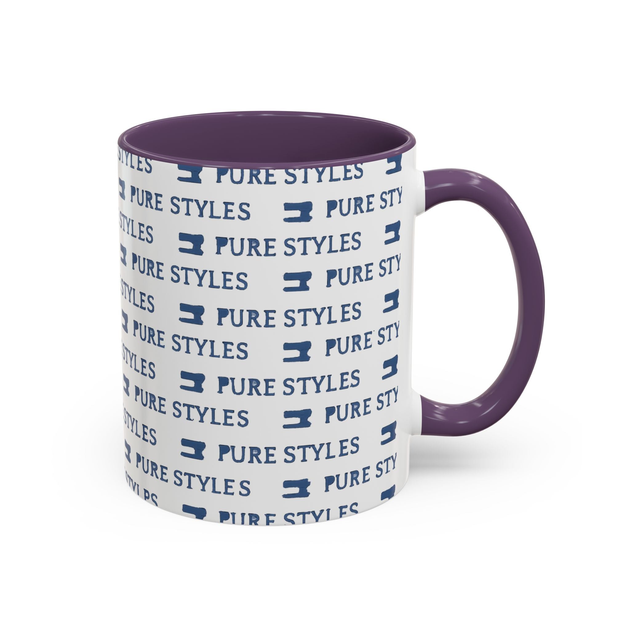 Stylish Accent Coffee Mug for Home or Office, Gift for Coffee Lovers, Modern Ceramic Cup, 11oz & 15oz Sizes