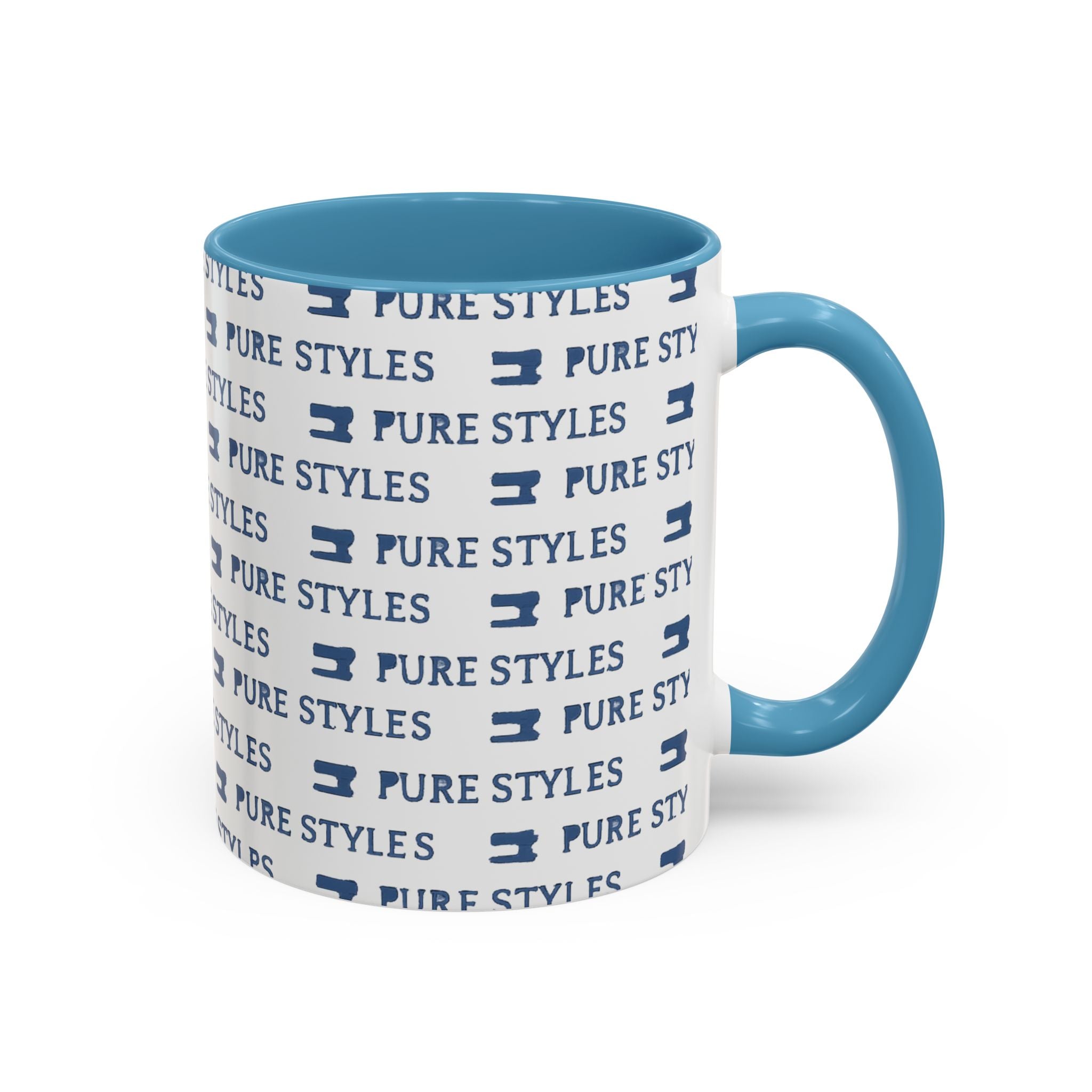 Stylish Accent Coffee Mug for Home or Office, Gift for Coffee Lovers, Modern Ceramic Cup, 11oz & 15oz Sizes