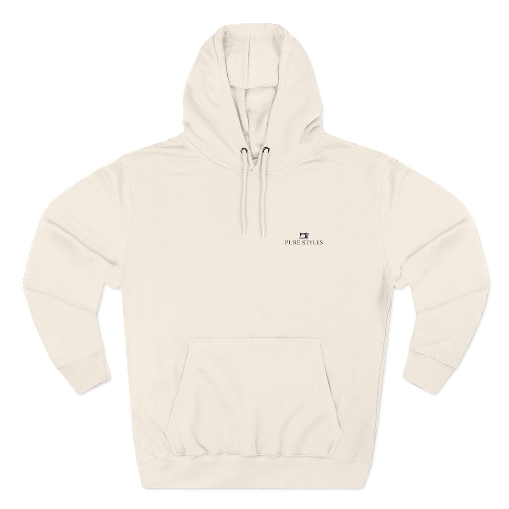 Cozy Three-Panel Fleece Hoodie for All Occasions, Comfortable Sweatshirt, Casual Layer, Perfect Gift for Friends, Winter Warmth