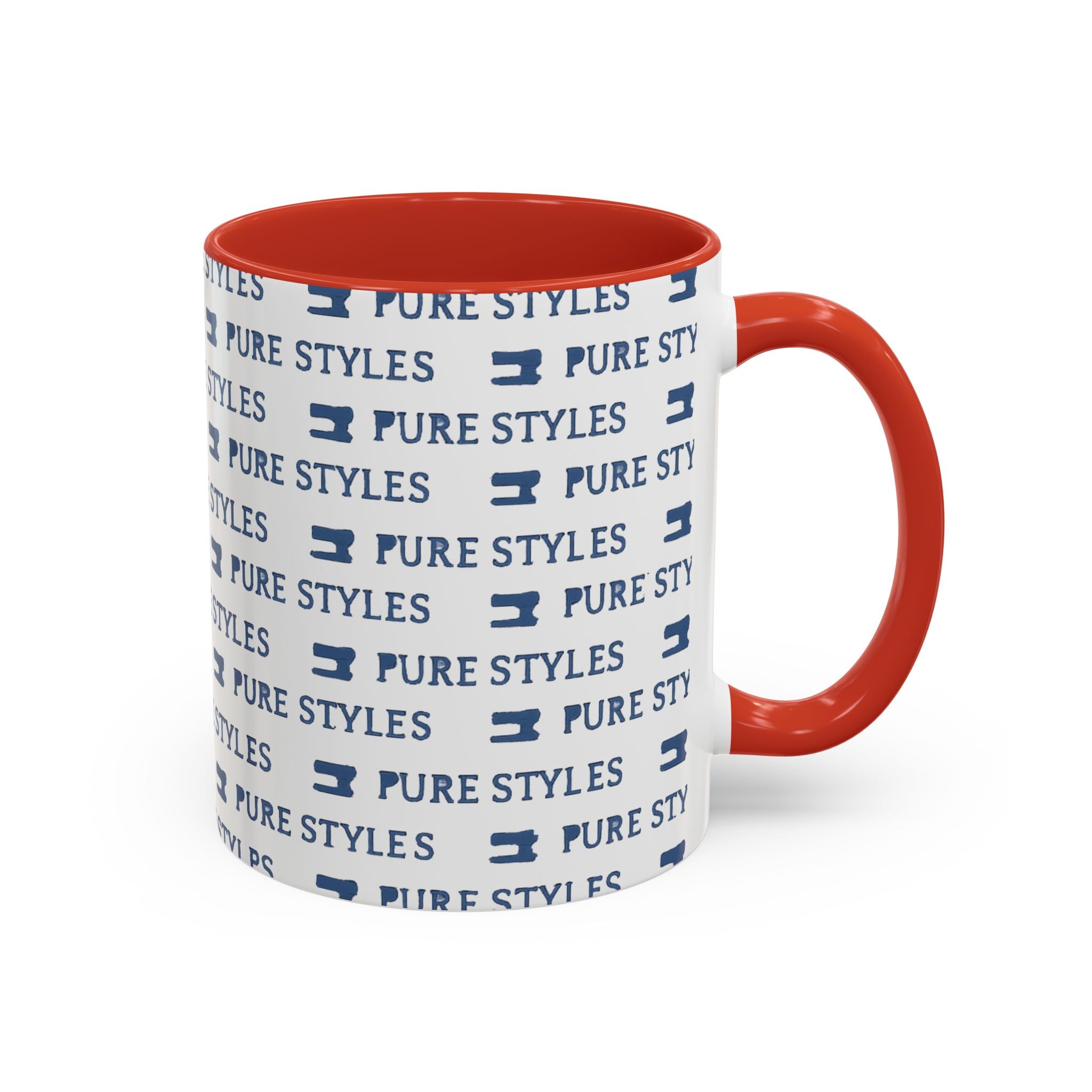 Stylish Accent Coffee Mug for Home or Office, Gift for Coffee Lovers, Modern Ceramic Cup, 11oz & 15oz Sizes