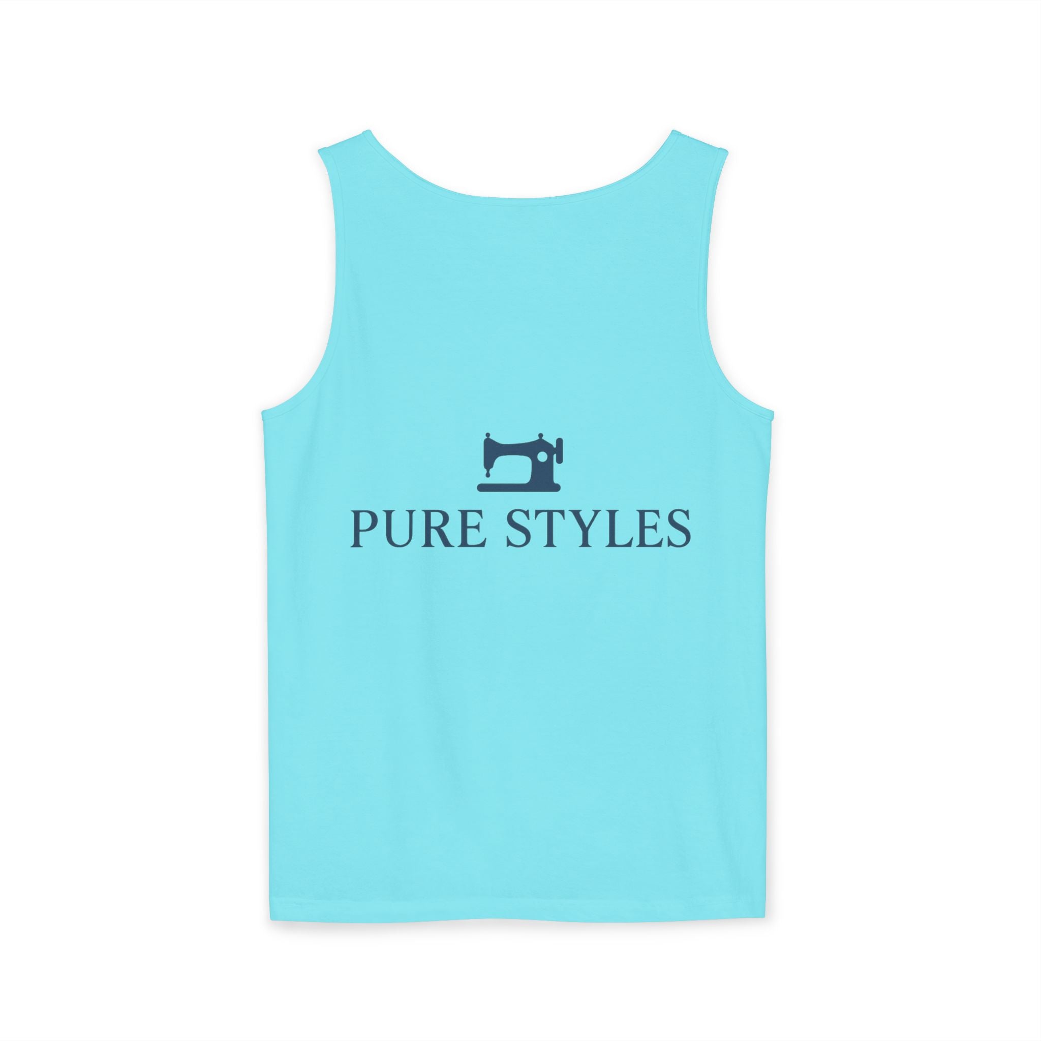 Vibrant Tropical Scene Tank Top - Unisex Summer Wear, Beach Casual, Vacation Apparel, Gift for Nature Lovers, Relaxed Fit Fashion