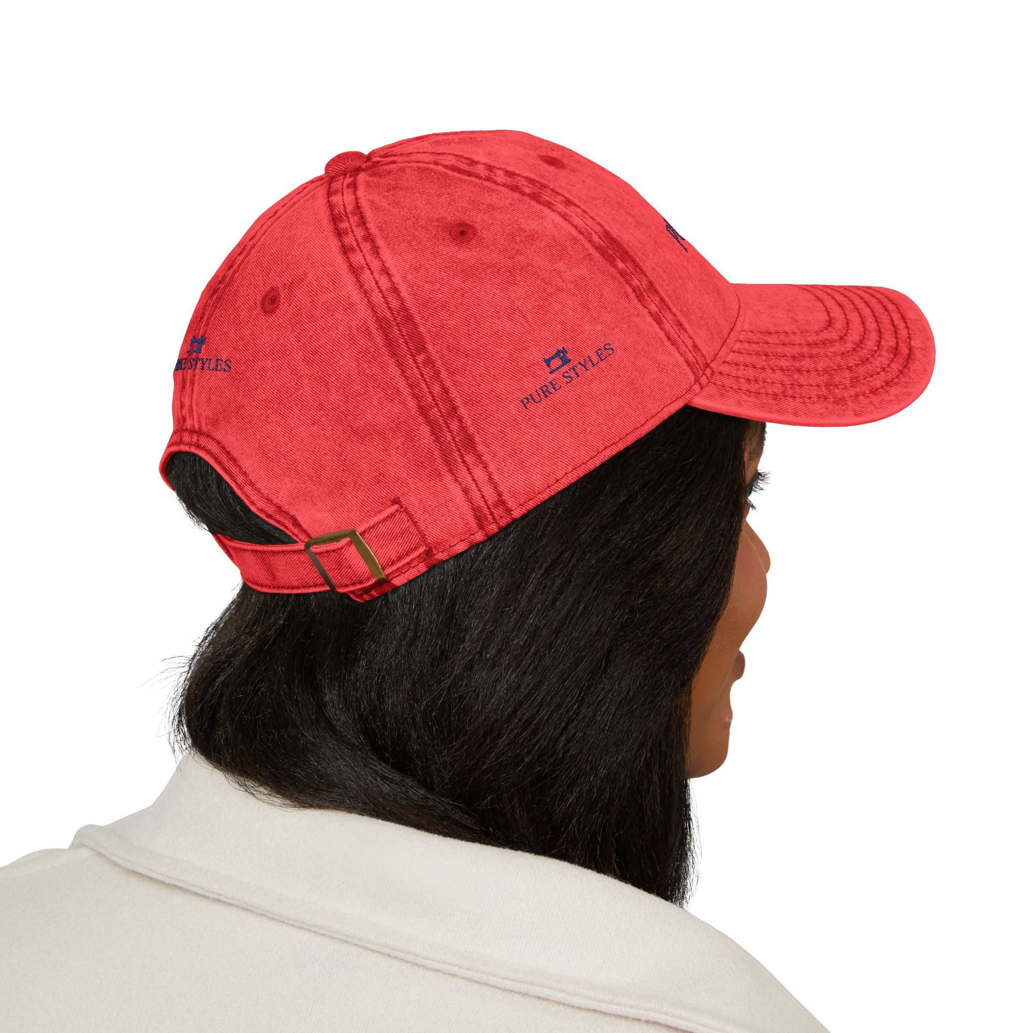 Vintage Embroidered Cap, Casual Hat, Retro Style Headwear, Trendy Accessory, Gifts for Him/Her
