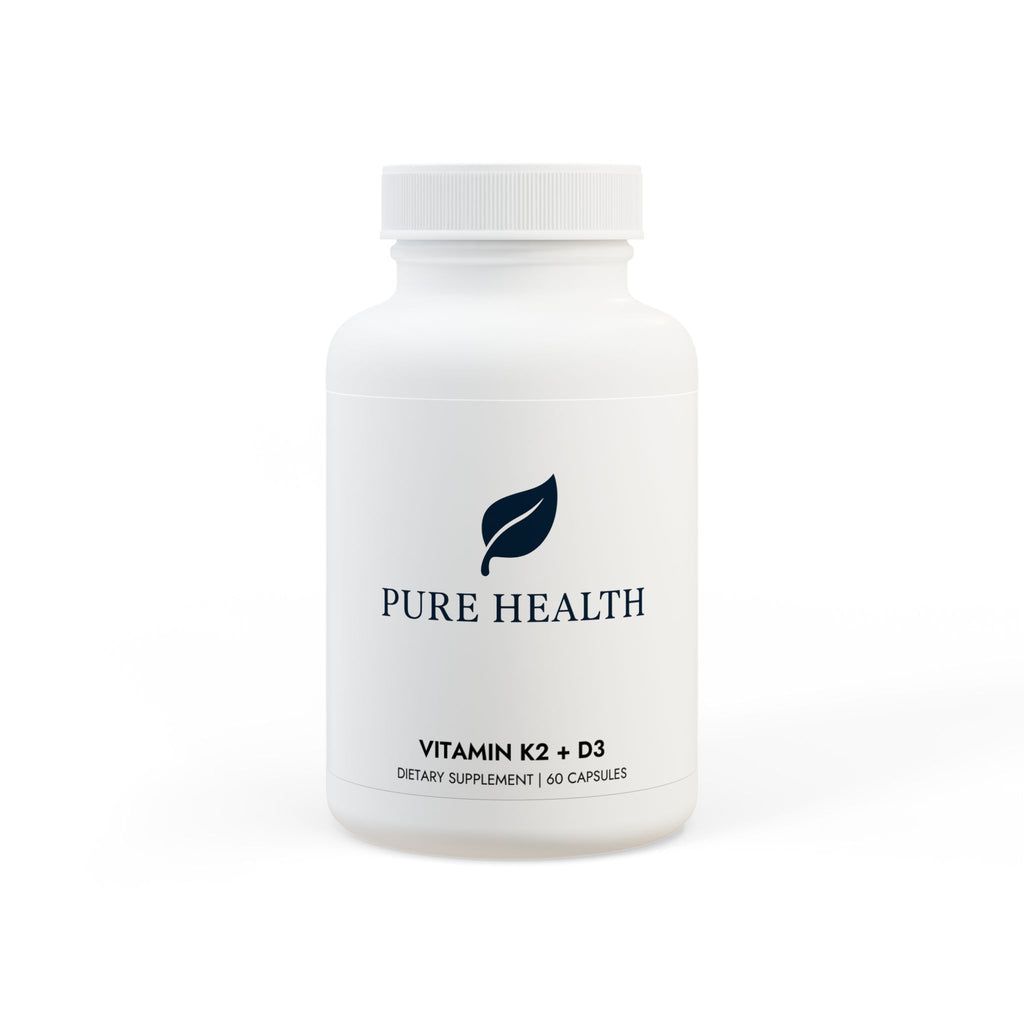 Vitamin K2 + D3 Supplement (60 Capsules)