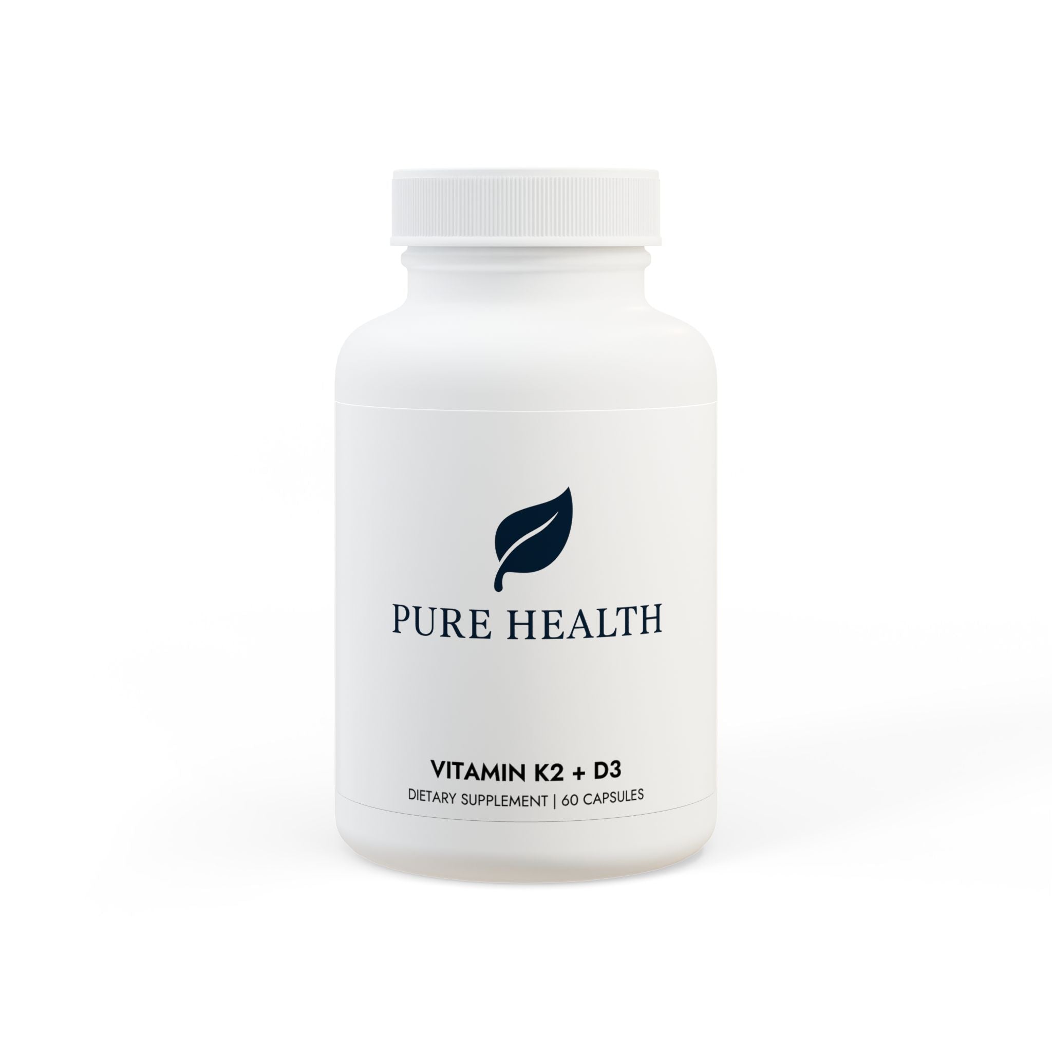 Vitamin K2 + D3 Supplement (60 Capsules)
