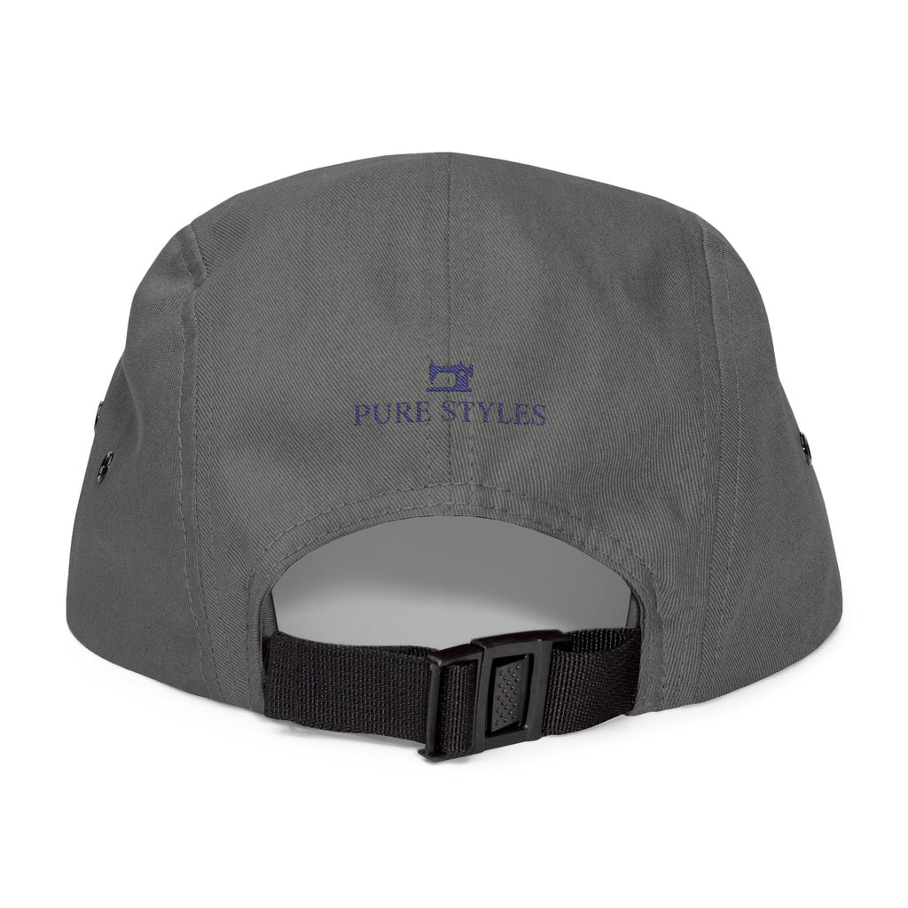 Embroidered 5 Panel Cap for Stylish Everyday Wear, Unisex Hat, Casual Headwear, Gift for Friends, Fashion Accessory