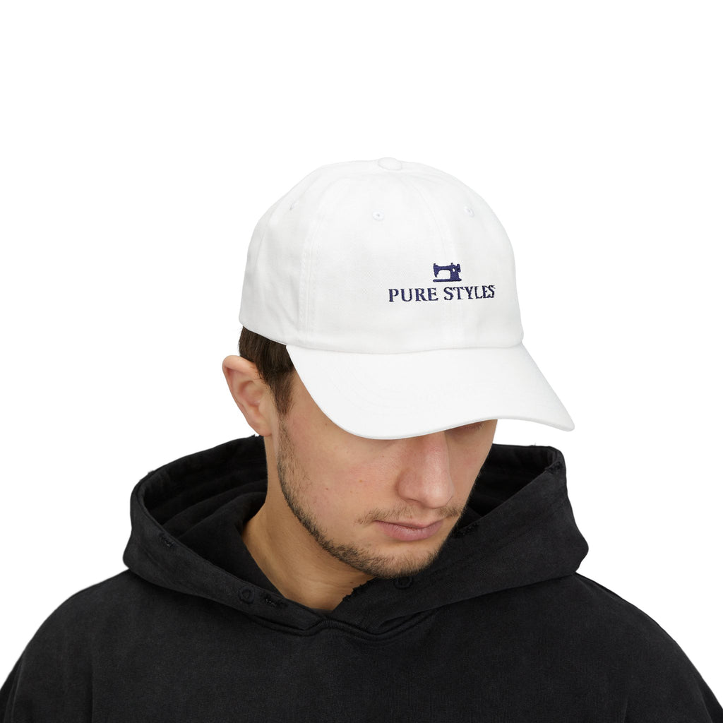 Classic Dad Cap - Stylish White Cap for Casual Wear, Gift for Father's Day, Fashion Accessory, Outdoor Activities, Personal Style
