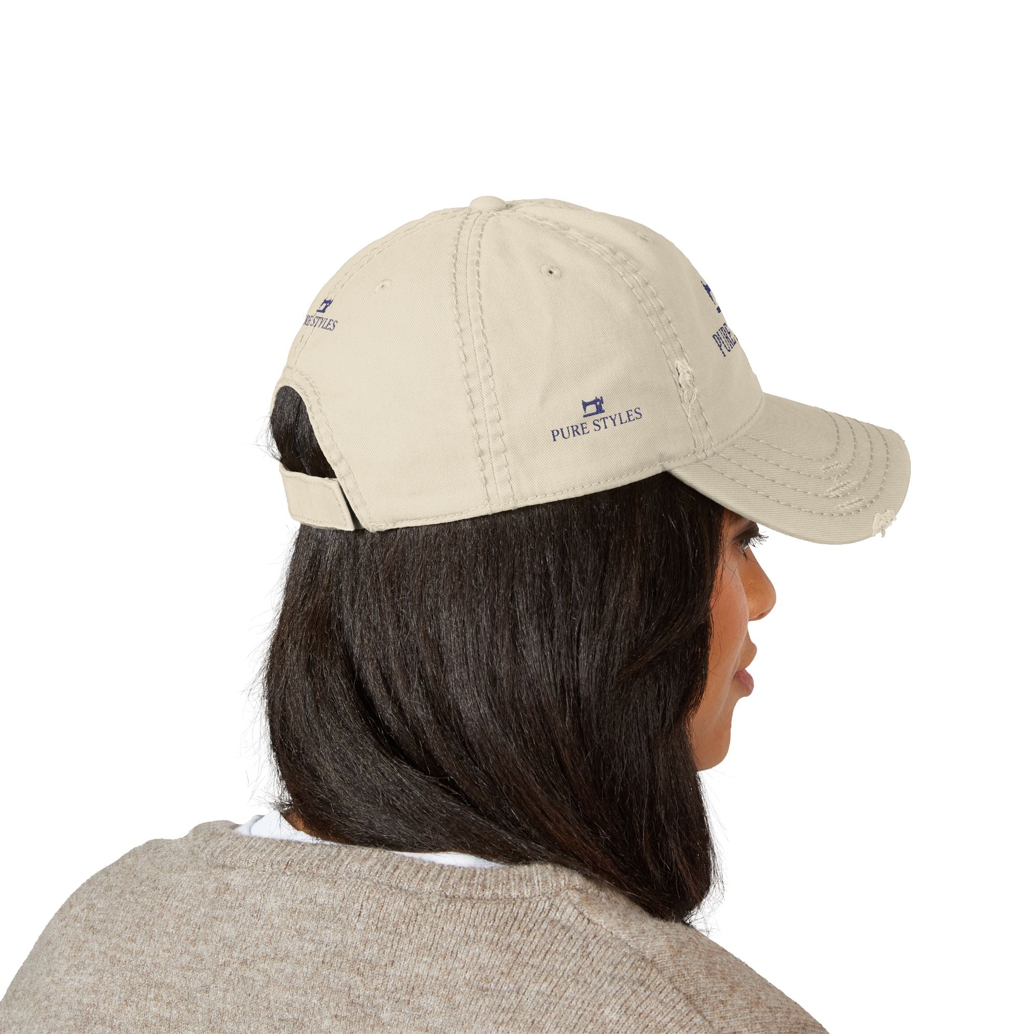 Distressed Dad Hat - Vintage Style Cap for Everyday Wear, Casual Outings, Gifting, Fashion Accessory, Outdoor Activities