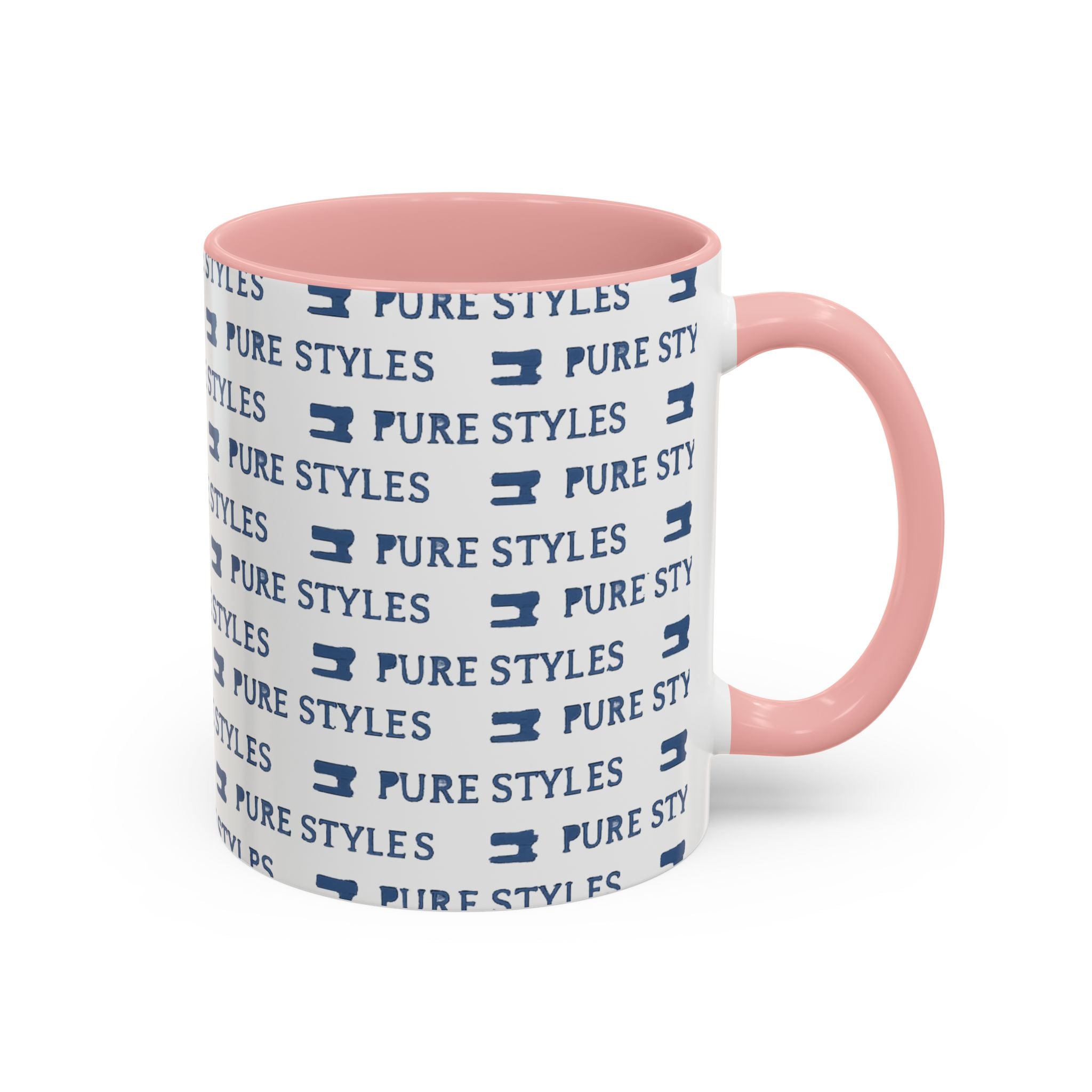Stylish Accent Coffee Mug for Home or Office, Gift for Coffee Lovers, Modern Ceramic Cup, 11oz & 15oz Sizes