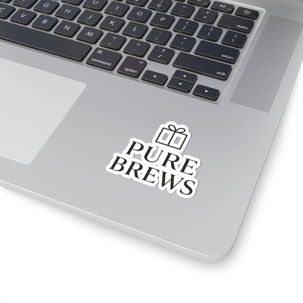 Pure Brews Kiss-Cut Stickers | Cute Gift Stickers for Coffee Lovers, Laptop Decals, Party Favors, Home Decor, Journal Stickers