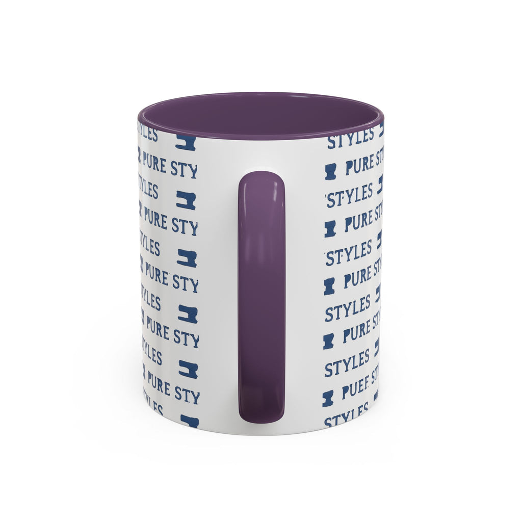 Stylish Accent Coffee Mug for Home or Office, Gift for Coffee Lovers, Modern Ceramic Cup, 11oz & 15oz Sizes
