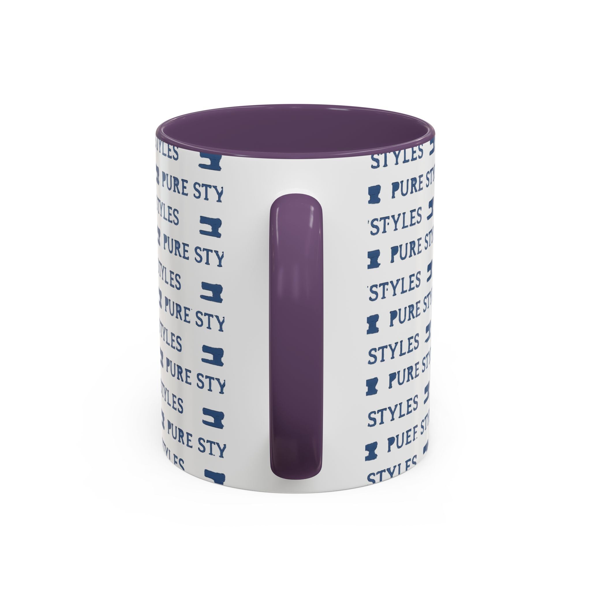 Stylish Accent Coffee Mug for Home or Office, Gift for Coffee Lovers, Modern Ceramic Cup, 11oz & 15oz Sizes