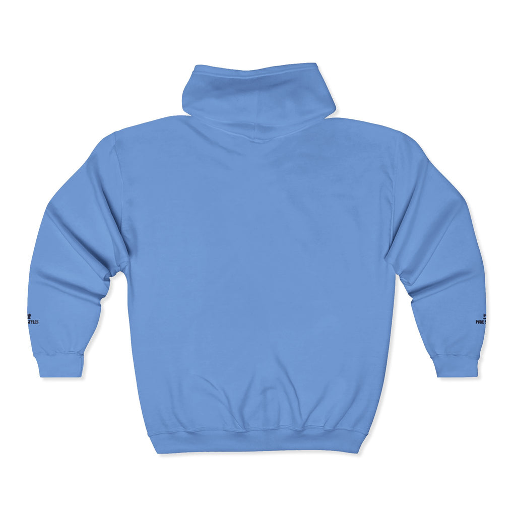 Cozy Unisex Zip Hooded Sweatshirt | Casual Comfort Wear for All Seasons, Ideal Hiking, Layering, Gift