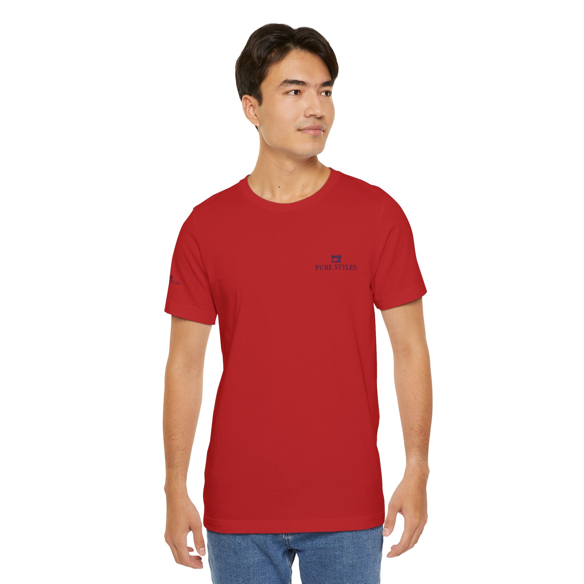 Minimalist Unisex Jersey Tee - Casual, Everyday Wear, Graphic Tee, Comfortable, Gift for Him/Her
