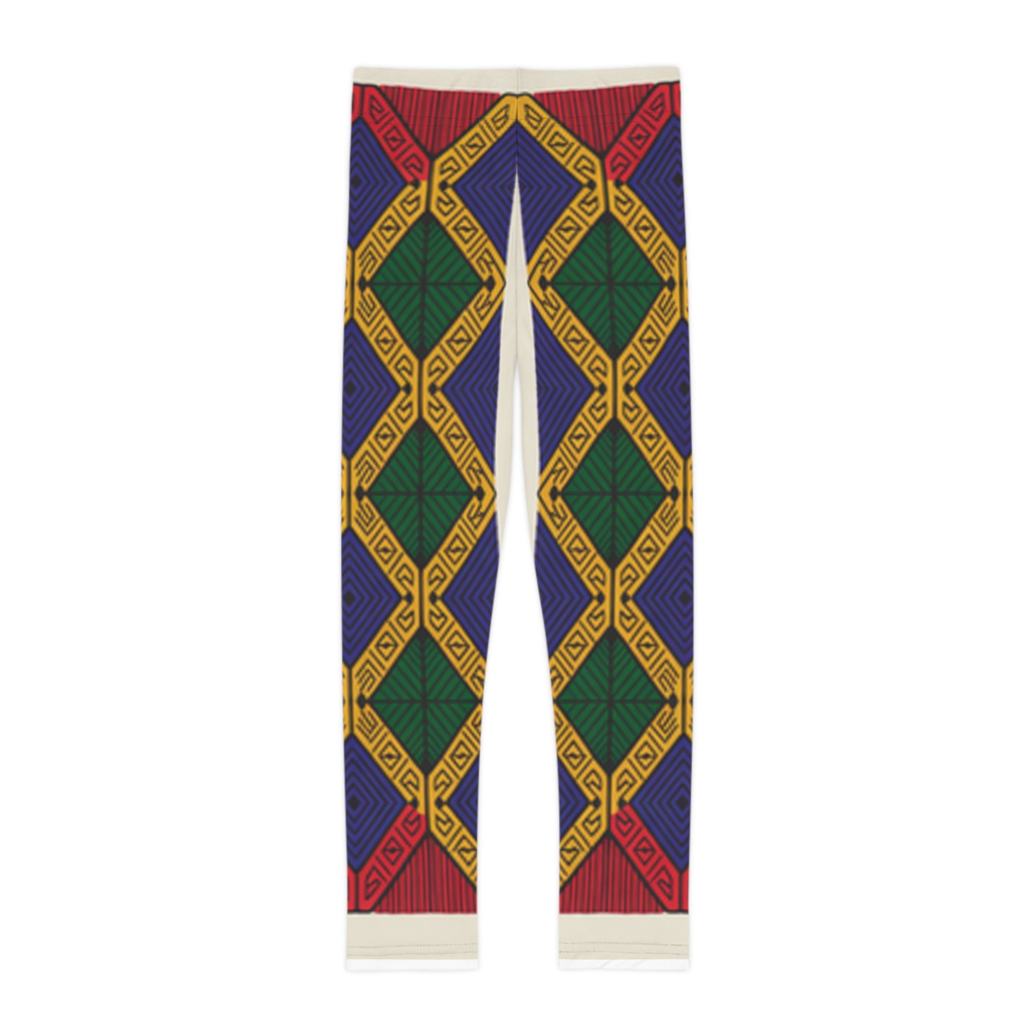 Vibrant Kids Leggings, Colorful AOP Tights, Fun Active Wear, Unique Children’s Fashion, Perfect for Playdates and Holidays