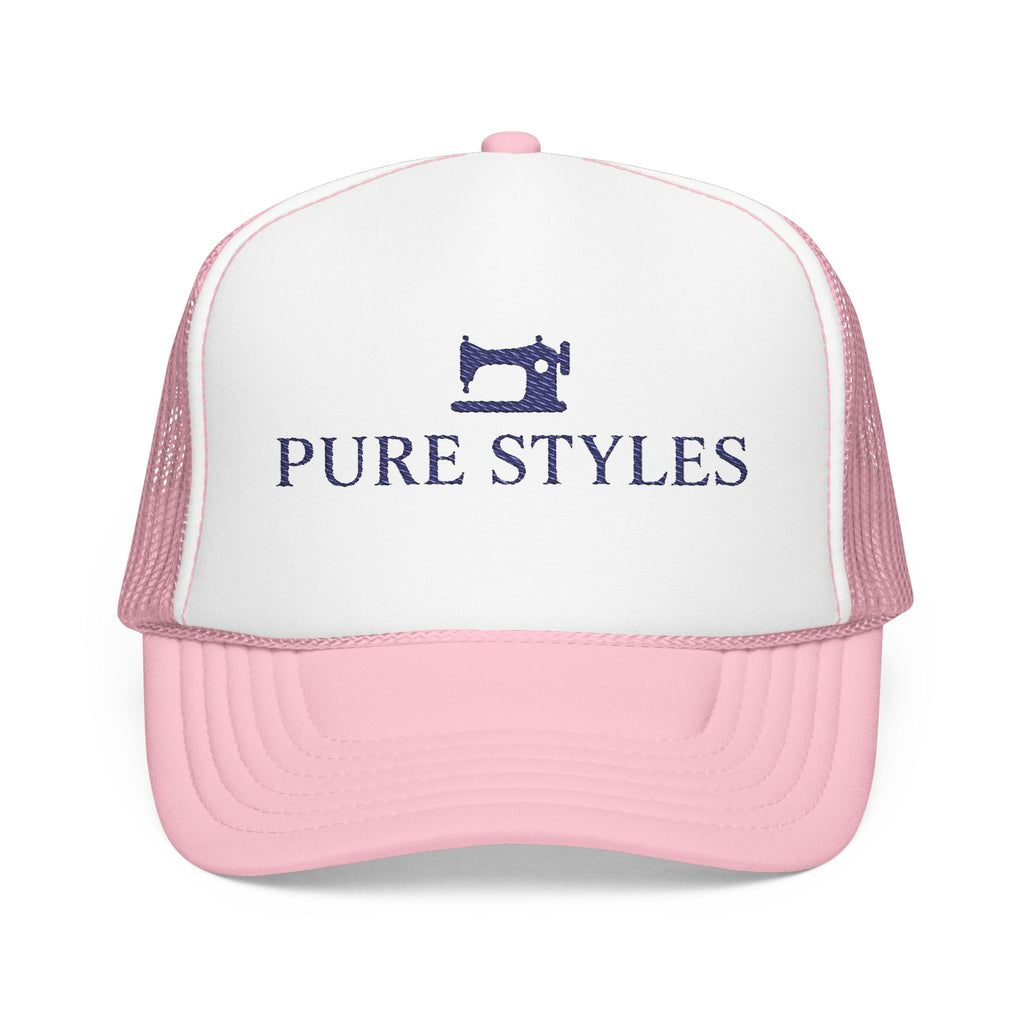 Embroidered Foam Trucker Hat - Stylish Cap for Outdoors, Gifts, Parties, Sports, Everyday Wear