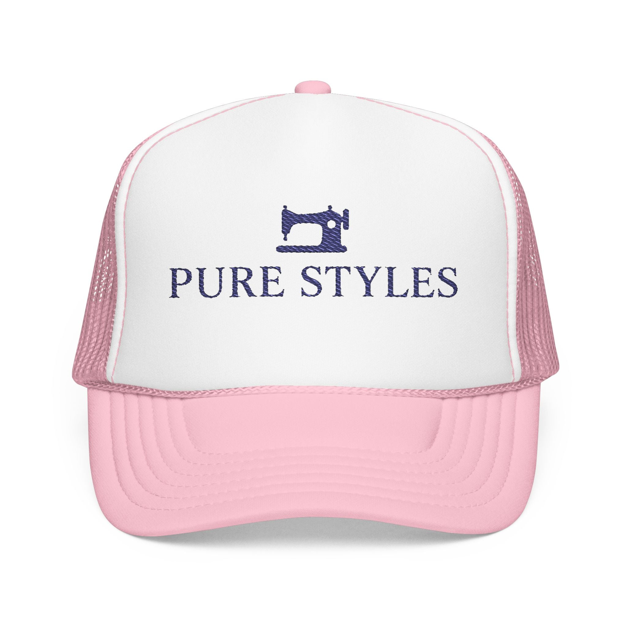 Embroidered Foam Trucker Hat - Stylish Cap for Outdoors, Gifts, Parties, Sports, Everyday Wear