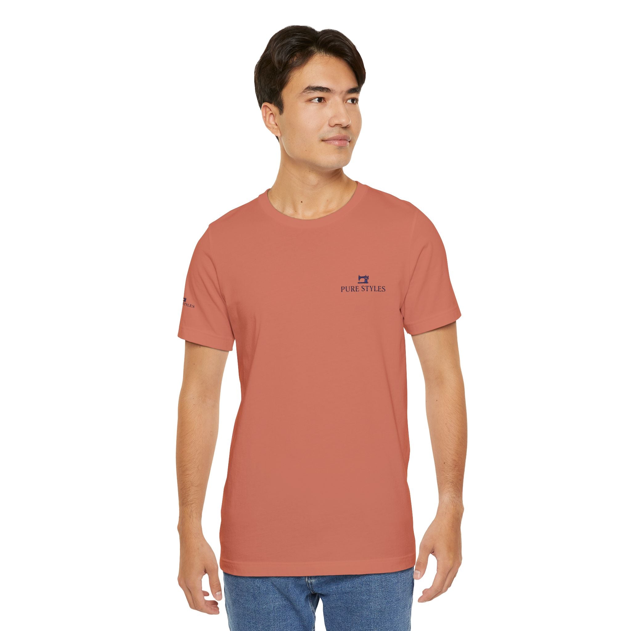 Minimalist Unisex Jersey Tee - Casual, Everyday Wear, Graphic Tee, Comfortable, Gift for Him/Her