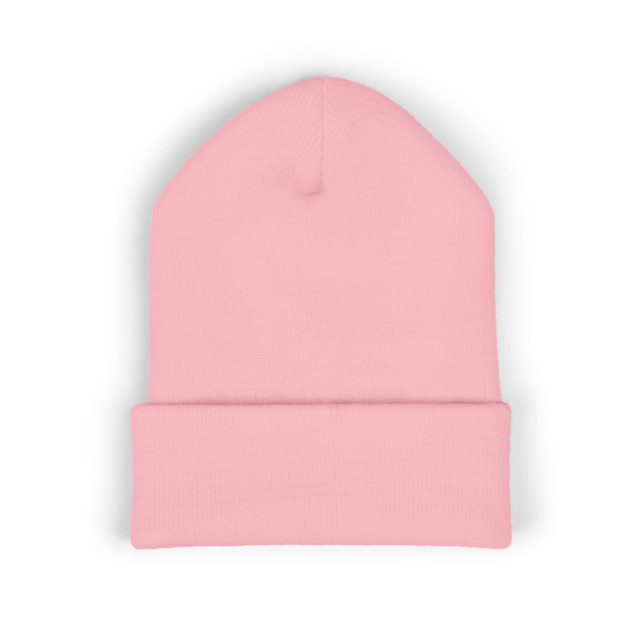 Embroidered Classic Cuffed Beanie, Stylish Winter Hat, Cozy Gifts for Him and Her, Fashionable Knit Headwear, Perfect for Outdoor Activities