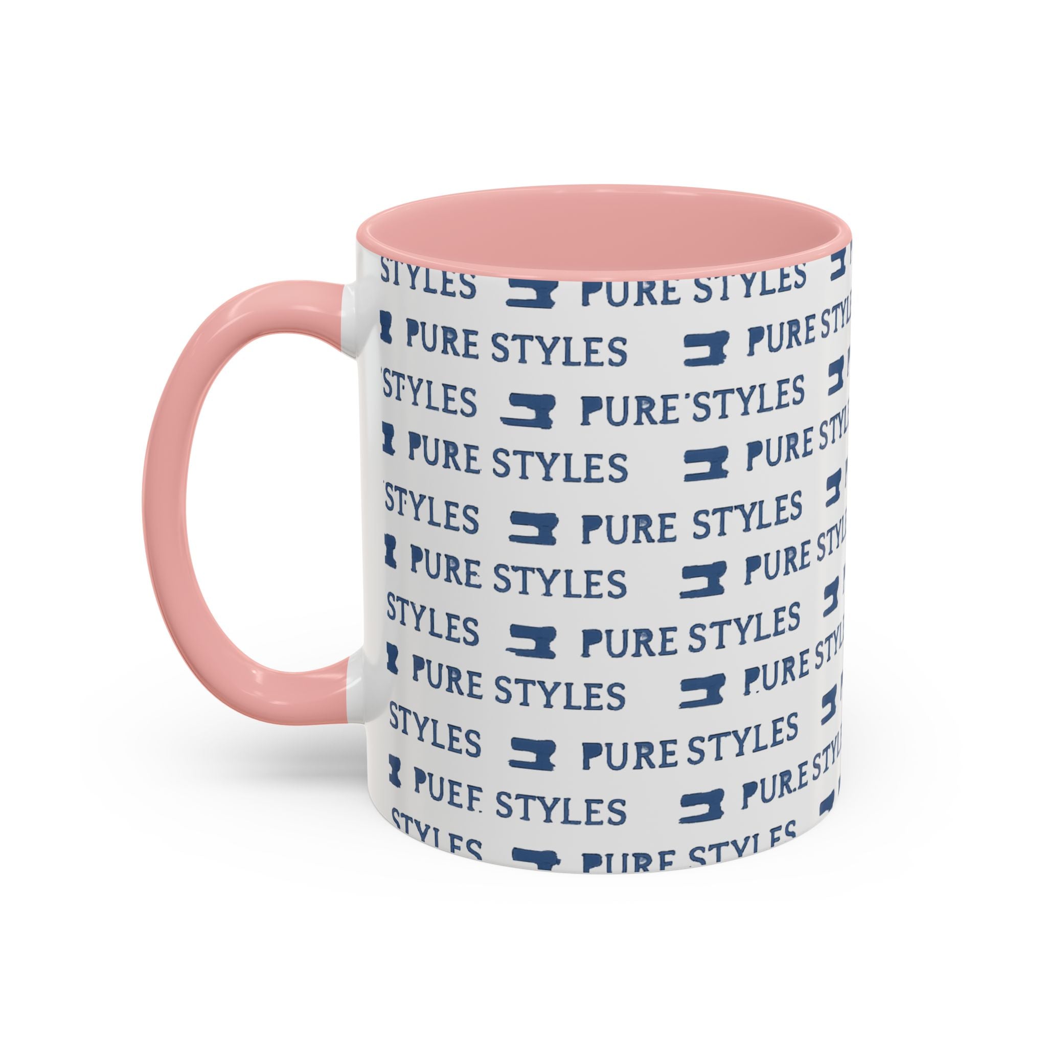 Stylish Accent Coffee Mug for Home or Office, Gift for Coffee Lovers, Modern Ceramic Cup, 11oz & 15oz Sizes