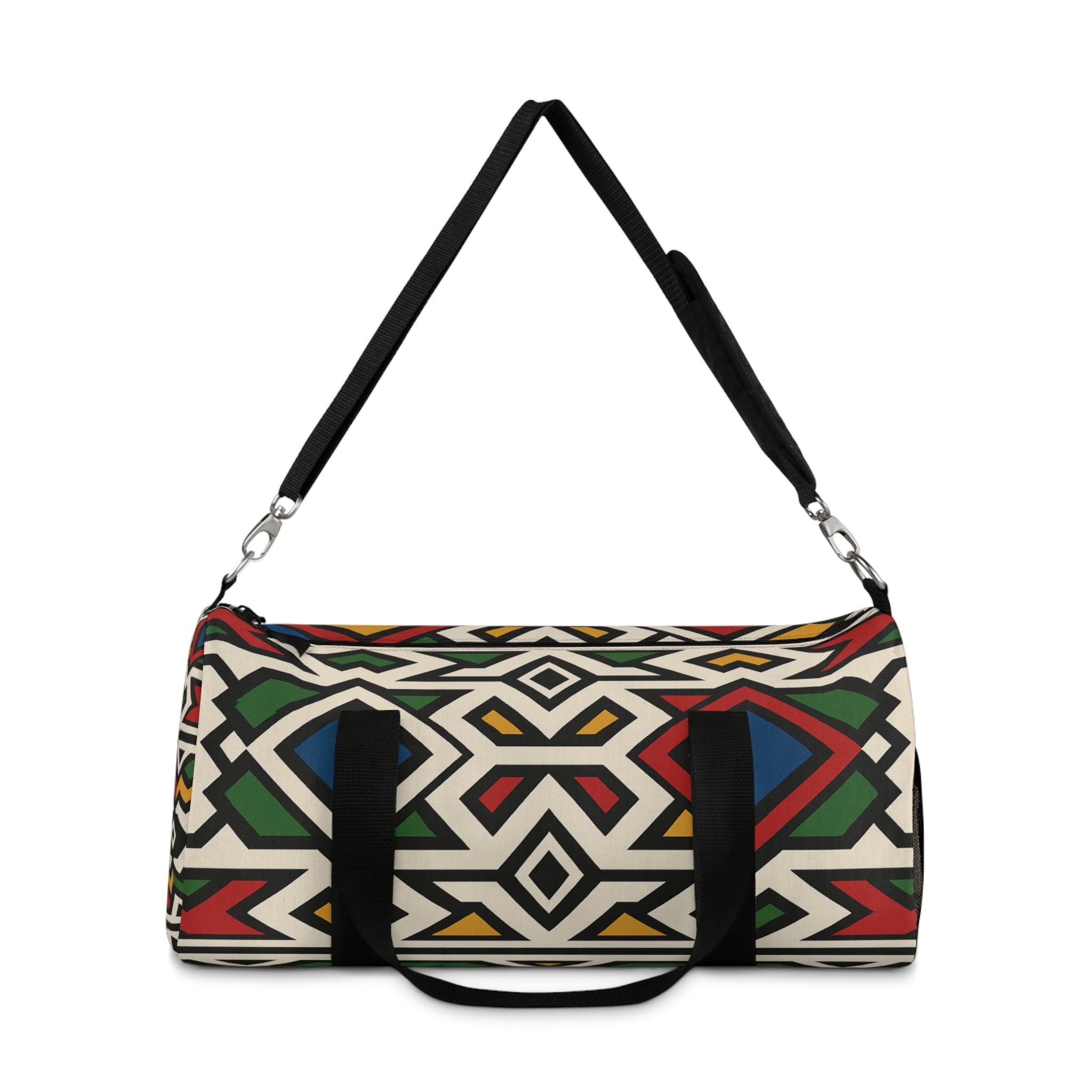 Vibrant Tribal Duffel Bag for Travel, Gym, Weekend Getaways, Stylish Sports Bag, Unique Gift for Adventurers, Bohemian Travel Accessory