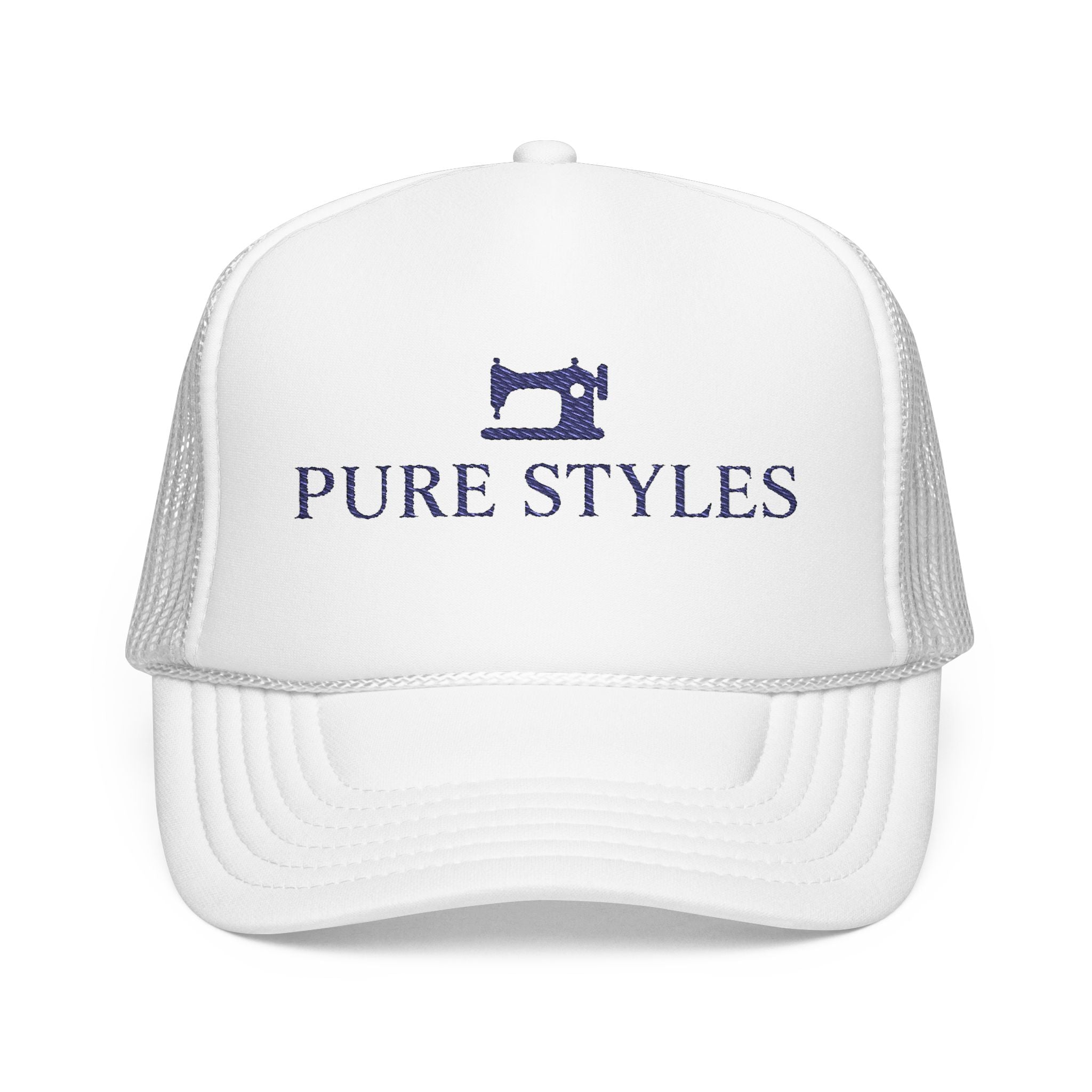 Embroidered Foam Trucker Hat - Stylish Cap for Outdoors, Gifts, Parties, Sports, Everyday Wear