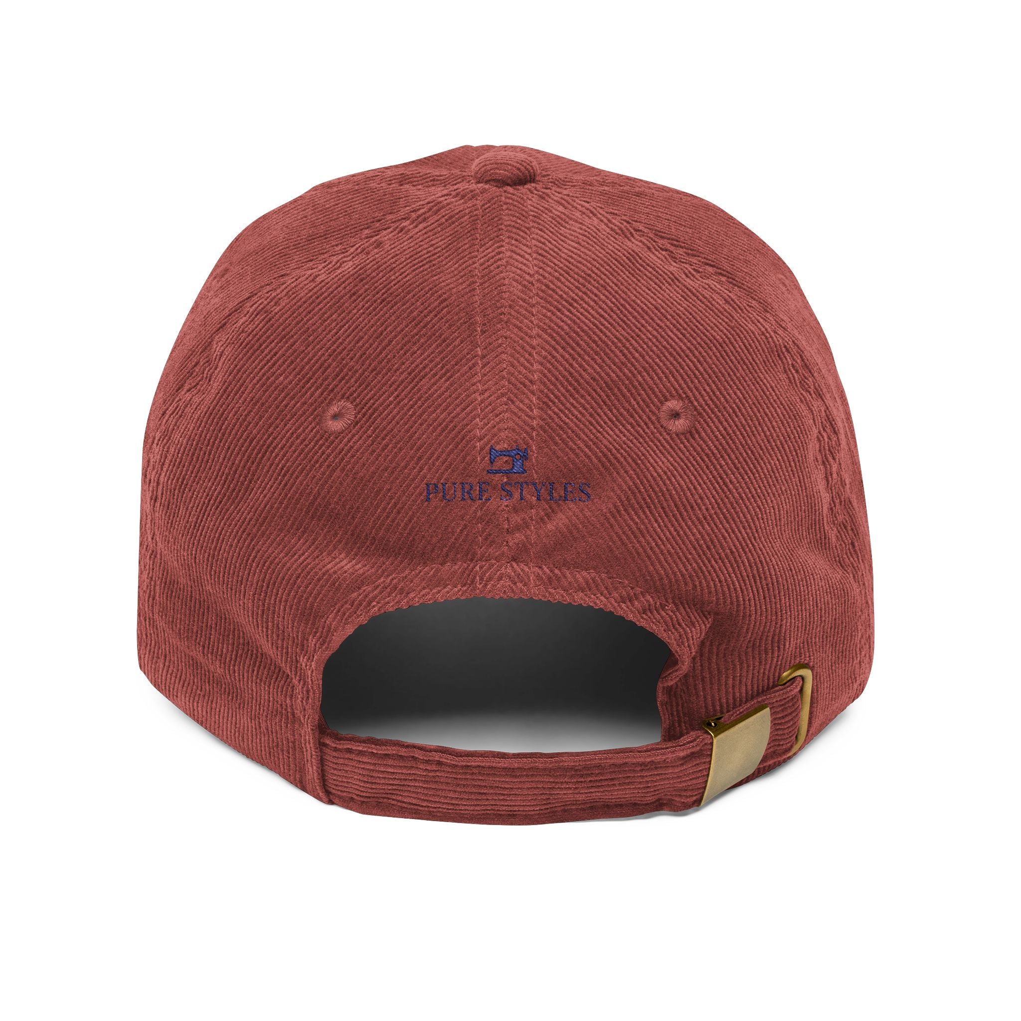 Vintage Corduroy Cap - Embroidered Style, Casual Wear, Gift for Him, Streetwear, Unisex Fashion Accessory, Fall Fashion Must-Have