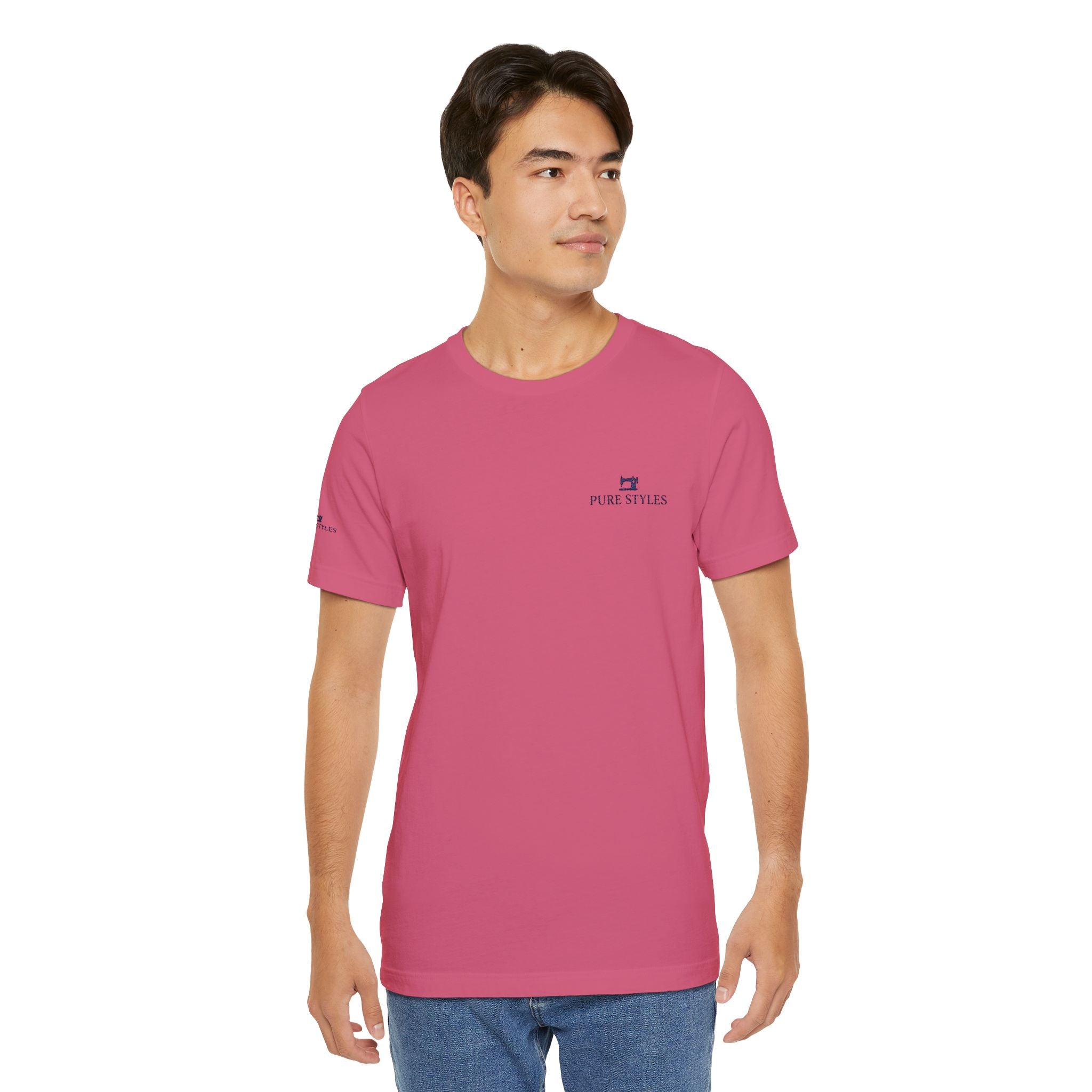 Minimalist Unisex Jersey Tee - Casual, Everyday Wear, Graphic Tee, Comfortable, Gift for Him/Her