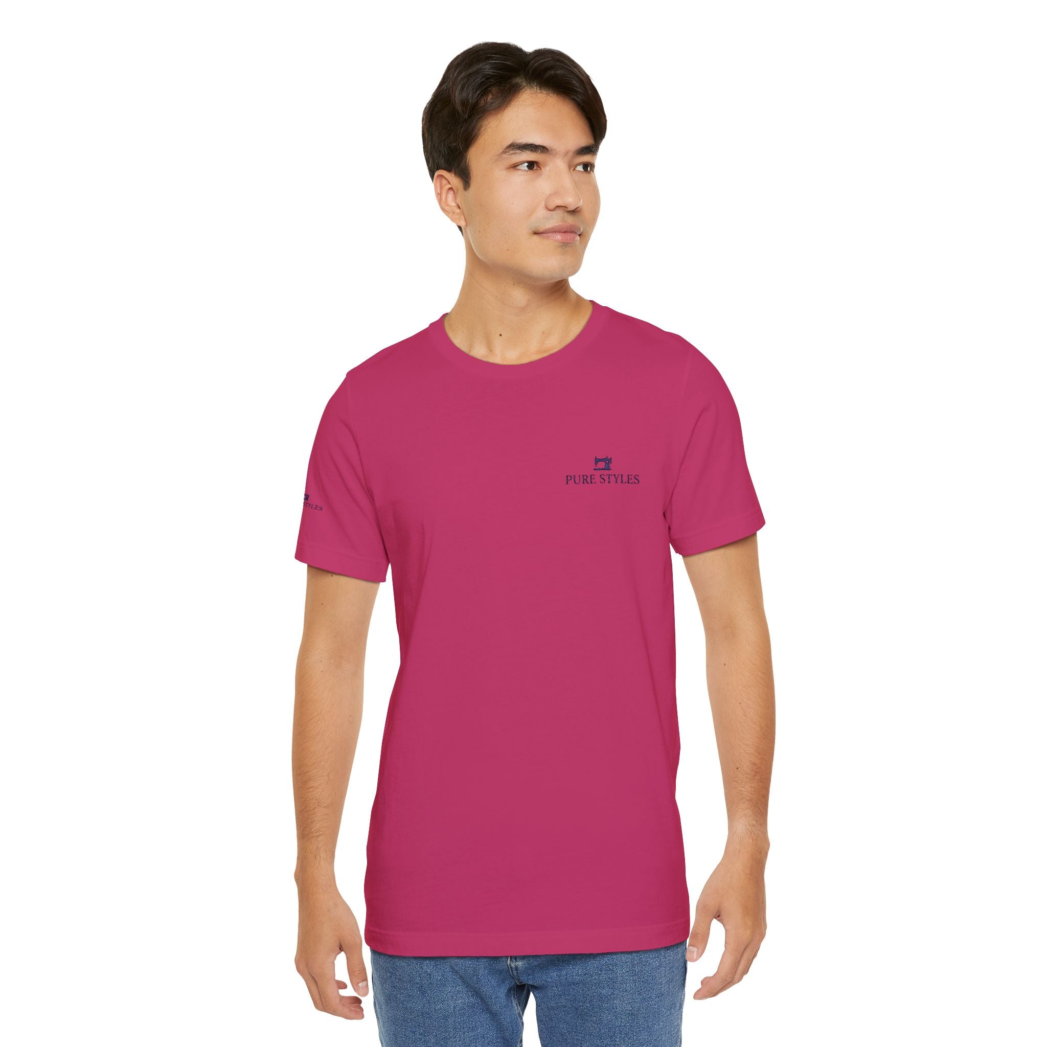 Minimalist Unisex Jersey Tee - Casual, Everyday Wear, Graphic Tee, Comfortable, Gift for Him/Her