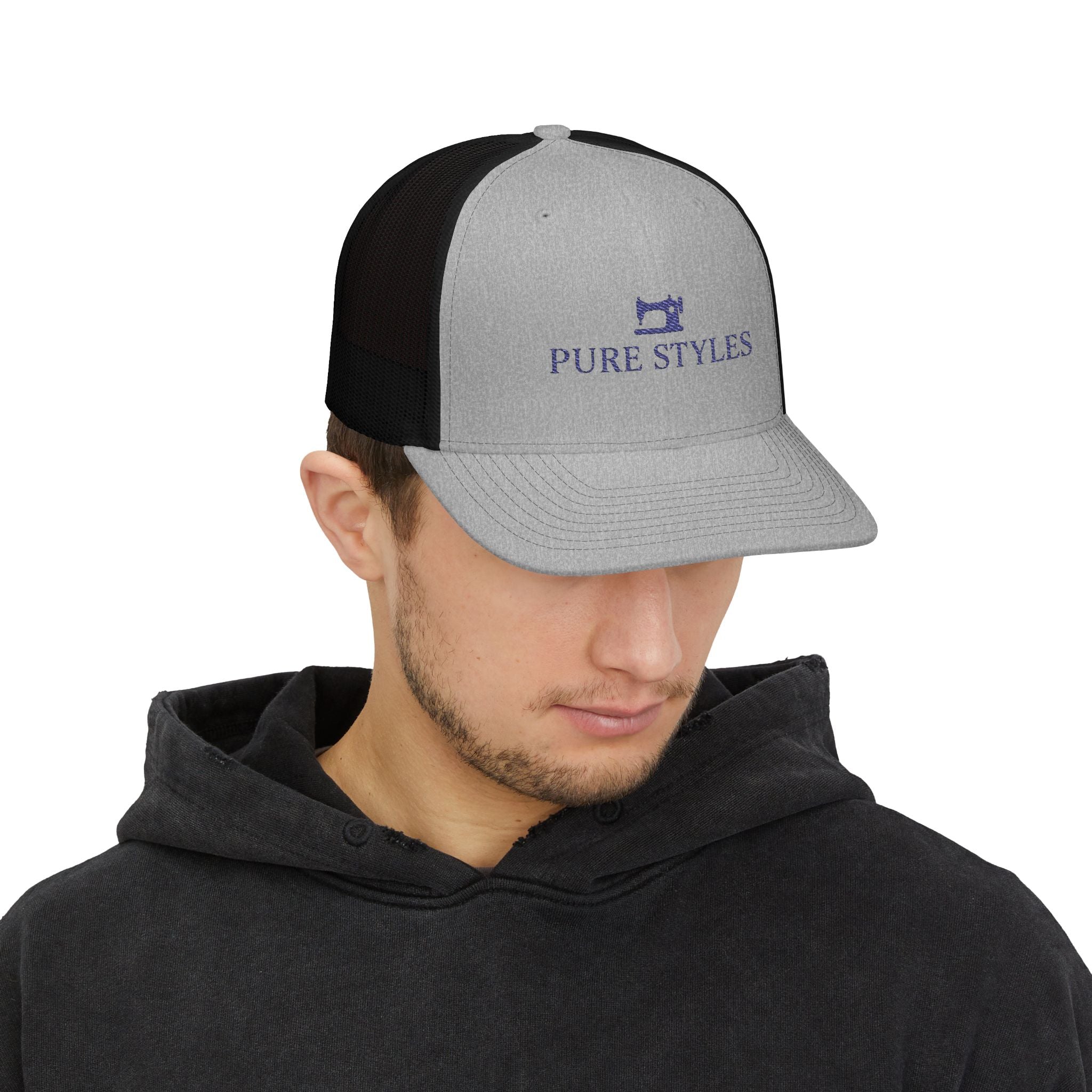 Stylish Embroidered Snapback Trucker Cap, Perfect for Crafters, Everyday Wear, Gifts, Outdoor Activities, Unique Fashion Statement