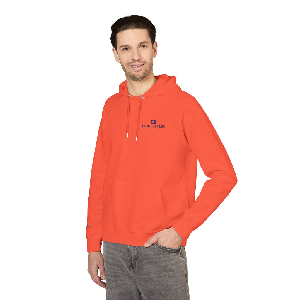 Stylish Unisex Eco Raglan Hoodie - Comfortable, Sustainable Fashion for Every Occasion, Eco-Friendly Gift, Casual Wear, Embroidered Apparel