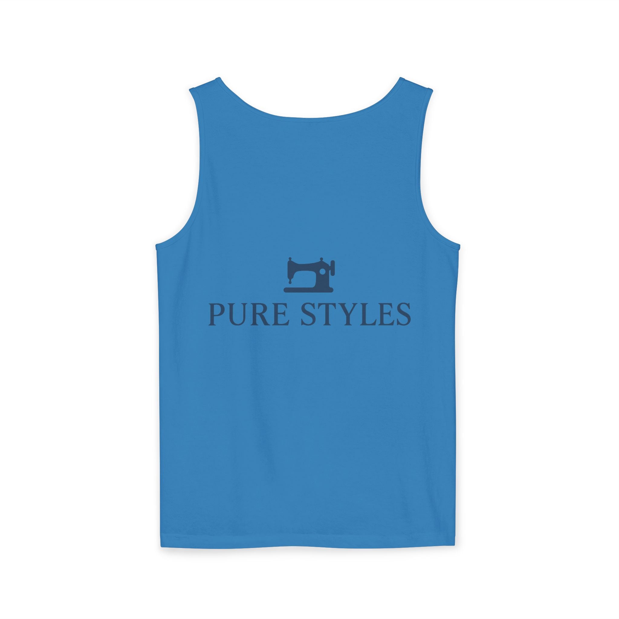Vibrant Tropical Scene Tank Top - Unisex Summer Wear, Beach Casual, Vacation Apparel, Gift for Nature Lovers, Relaxed Fit Fashion