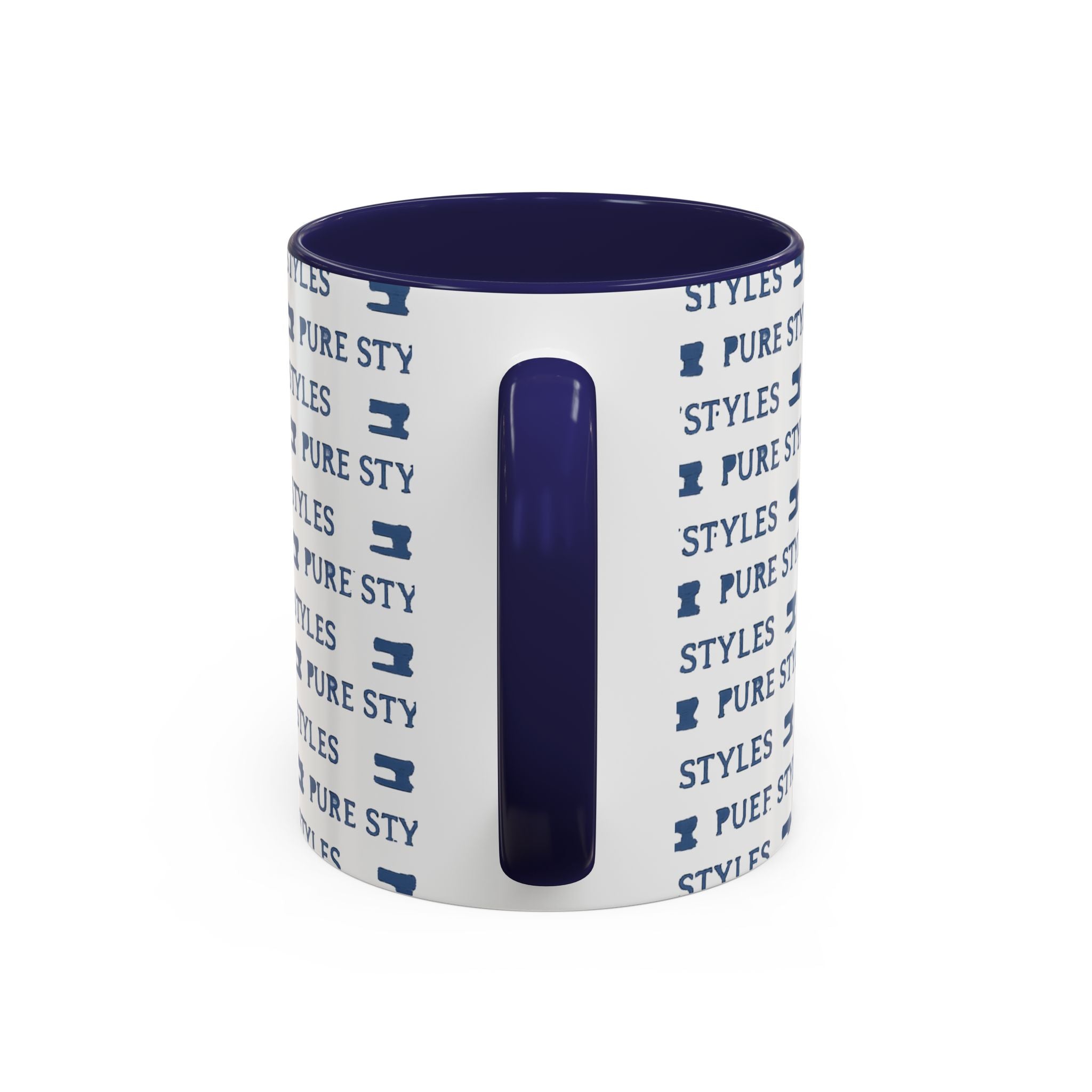 Stylish Accent Coffee Mug for Home or Office, Gift for Coffee Lovers, Modern Ceramic Cup, 11oz & 15oz Sizes