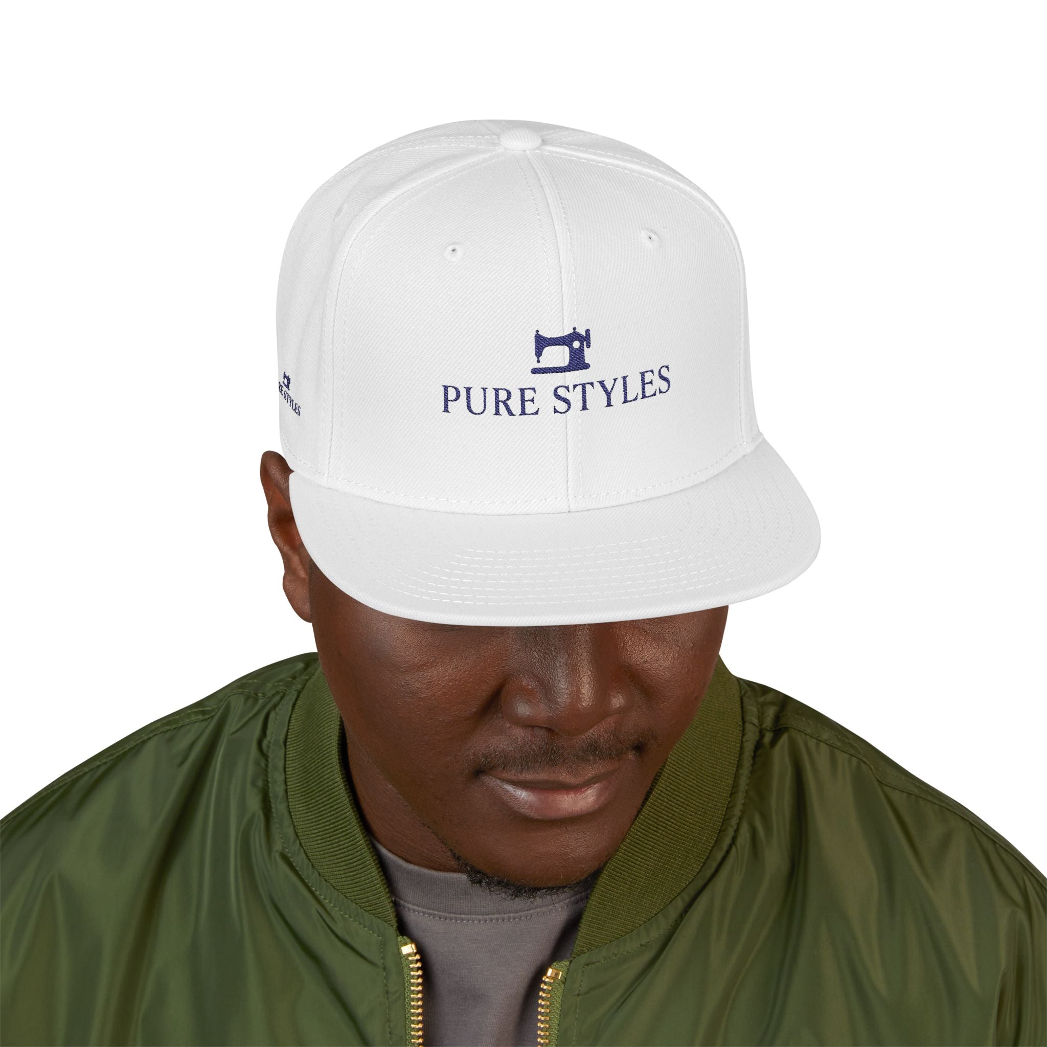 Stylish Embroidered Snapback Cap for Urban Fashion Lovers, Adjustable Hat, Unique Gift, Streetwear Accessory, Casual Headwear