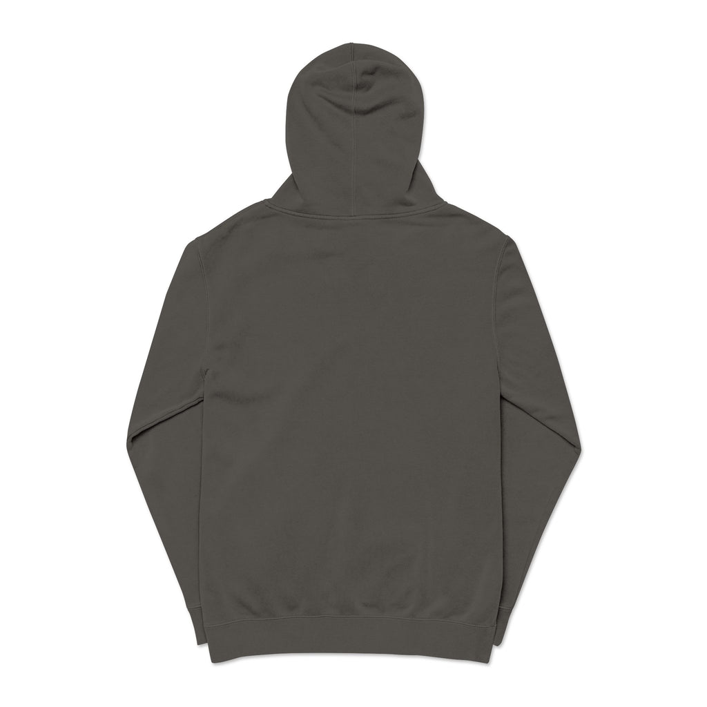 Cozy Embroidered Pigment-Dyed Unisex Hoodie, Casual Wear, Perfect Gift, Streetwear, Fall Fashion, Everyday Comfort