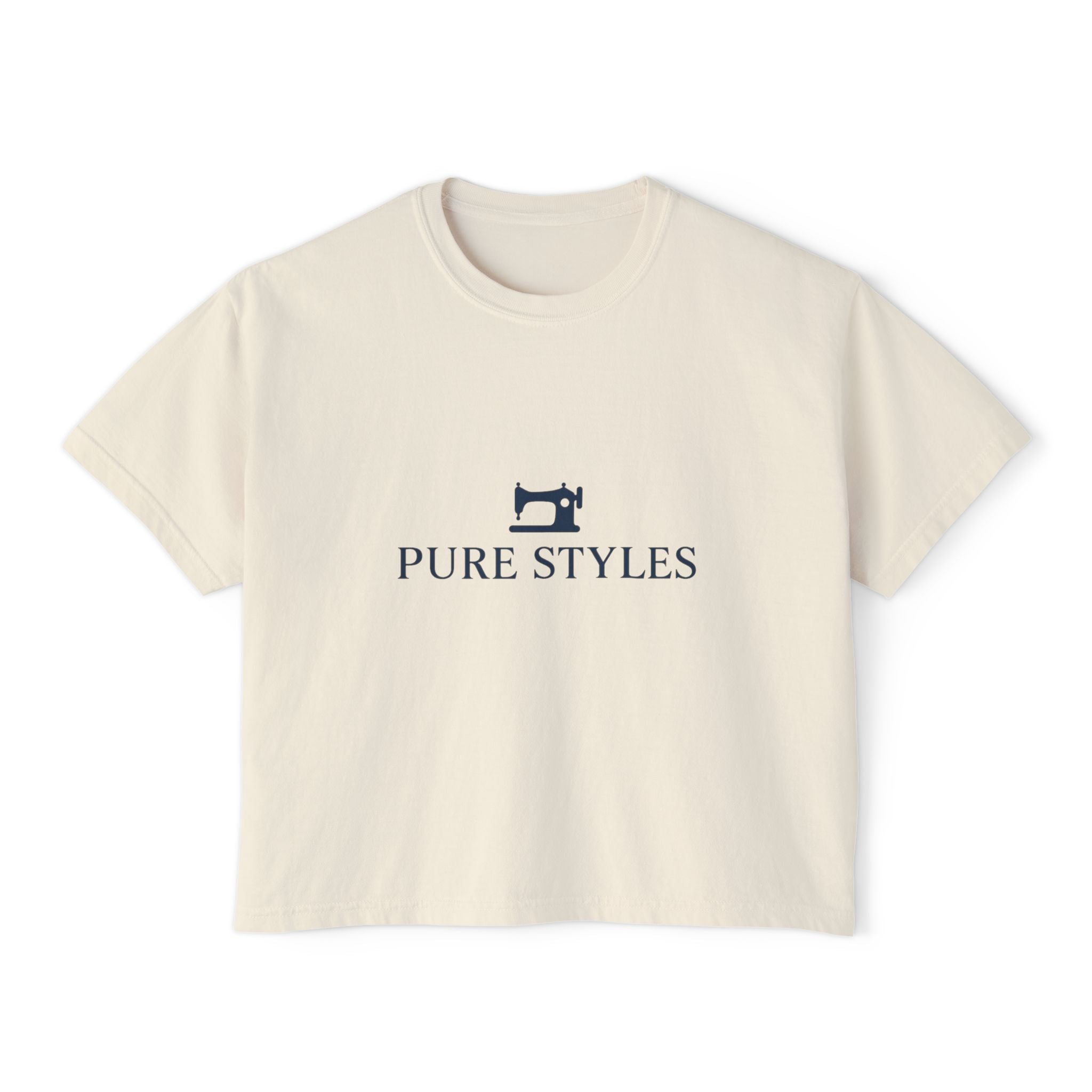 Women's Boxy Tee for Sew Lovers - Casual Style, Gift for Crafters, Sewing Enthusiasts, Festivals, Birthdays