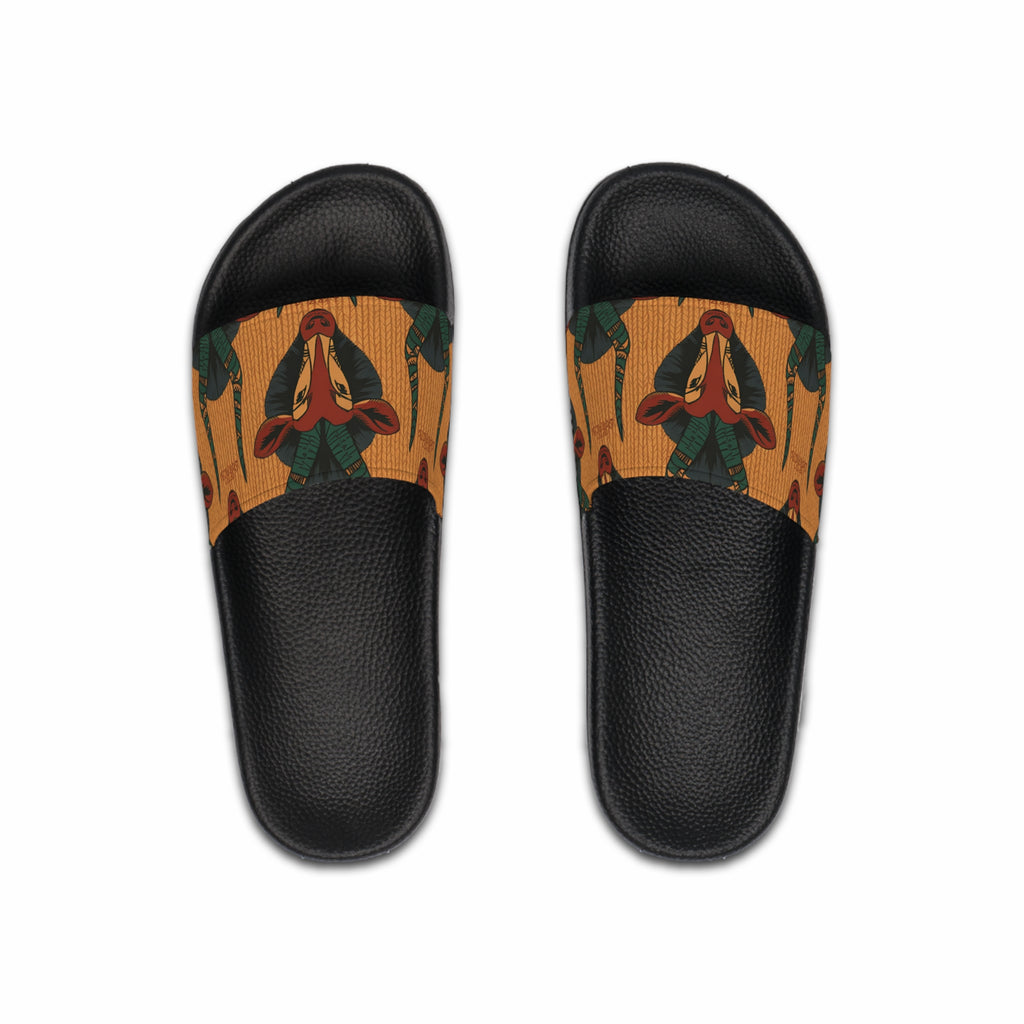 Funky Patterned Men's Slide Sandals | Summer Footwear, Pool Slides, Casual Wear, Vacation Accessories, Trendy Summer Style