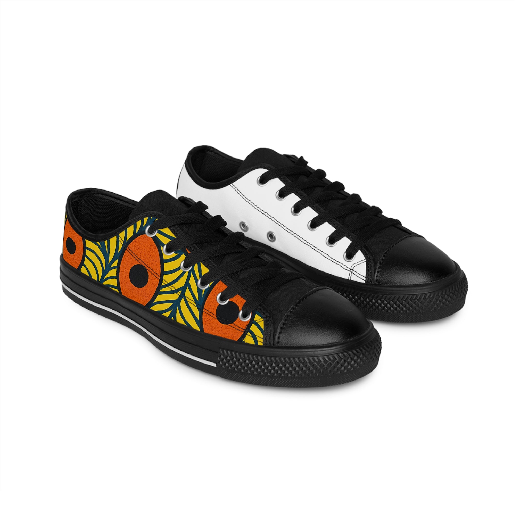 Vibrant Women's Sneakers with Bold Design for Casual Outings, Festivals, Everyday Wear, Unique Gift Idea, Fashion Statement