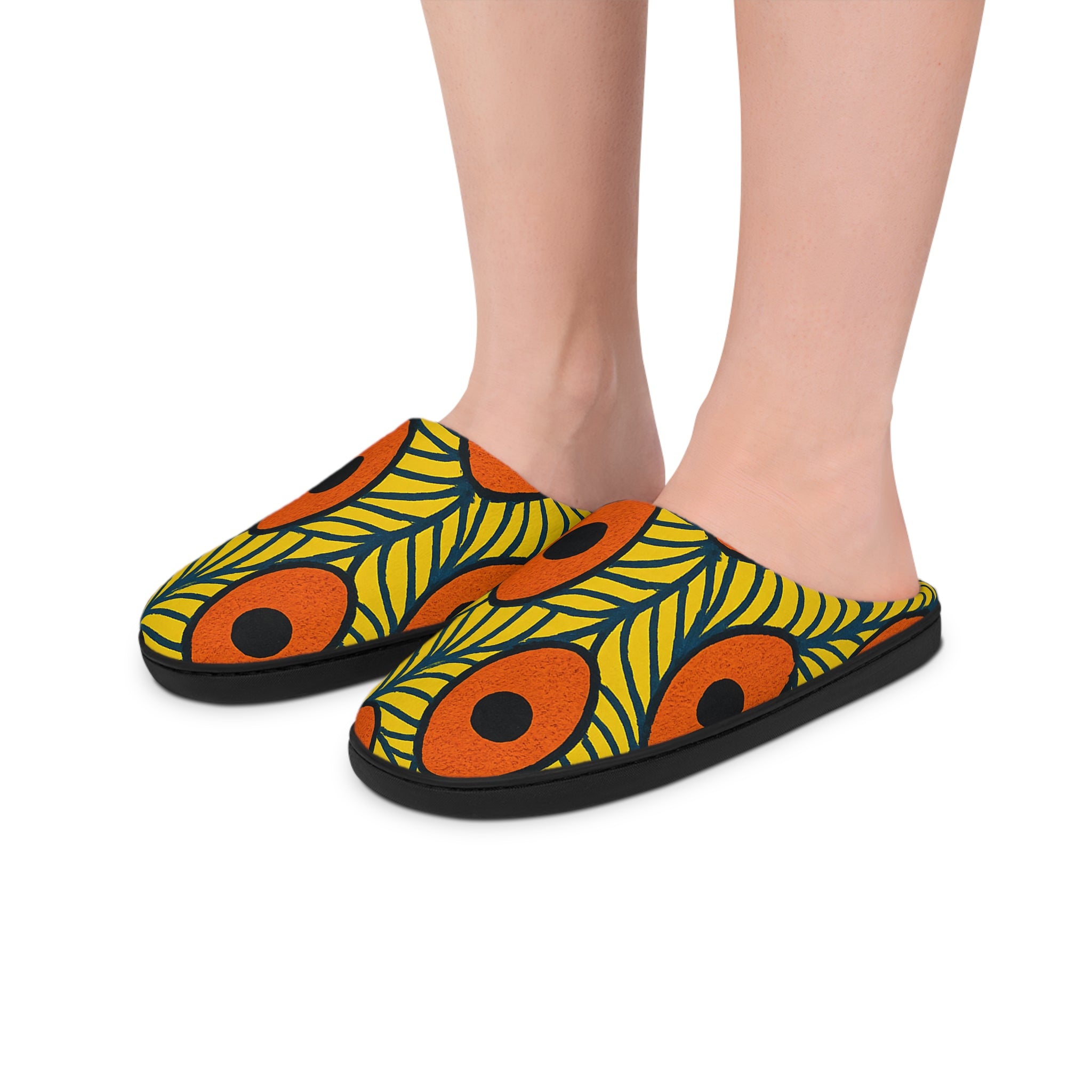 Colorful Floral Women's Indoor Slippers, Cozy Home Footwear, Gift for Her, House Slippers, Relaxation Essentials
