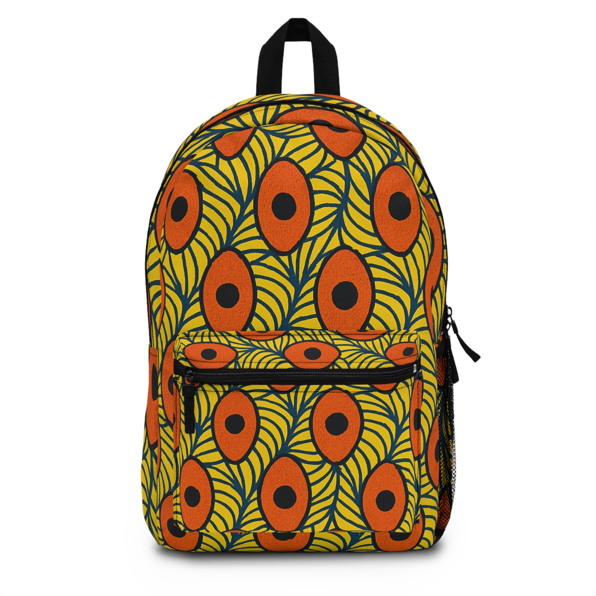 Vibrant Patterned Backpack, Boho Style School Bag, Eco-Friendly Travel Tote, Unique Gift for Students, Colorful Hiking Pack