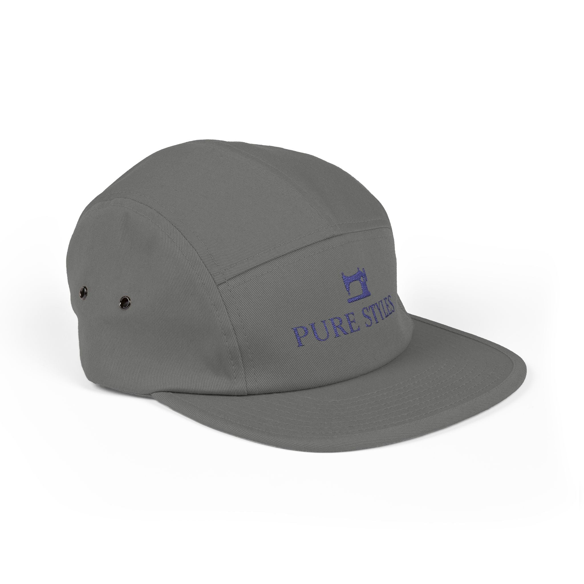 Embroidered 5 Panel Cap for Stylish Everyday Wear, Unisex Hat, Casual Headwear, Gift for Friends, Fashion Accessory