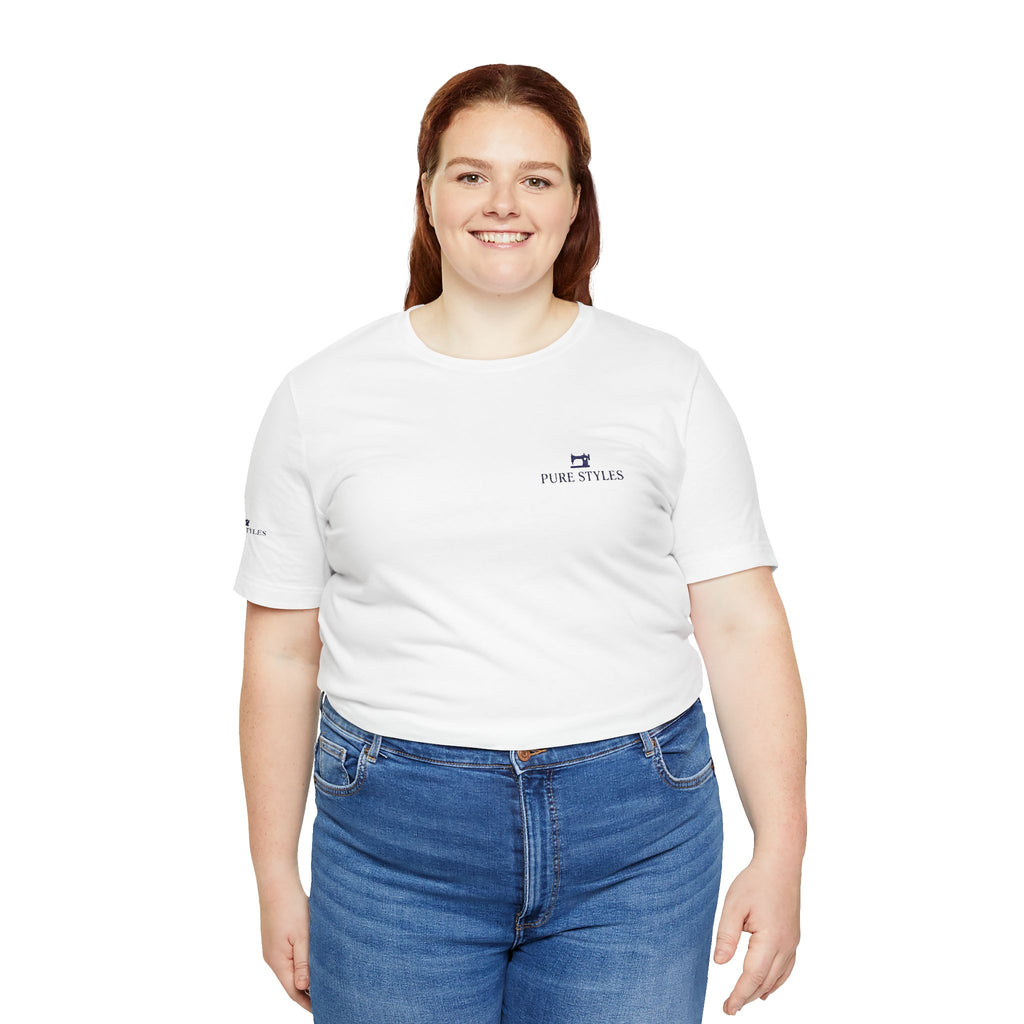 Minimalist Unisex Jersey Tee - Casual, Everyday Wear, Graphic Tee, Comfortable, Gift for Him/Her