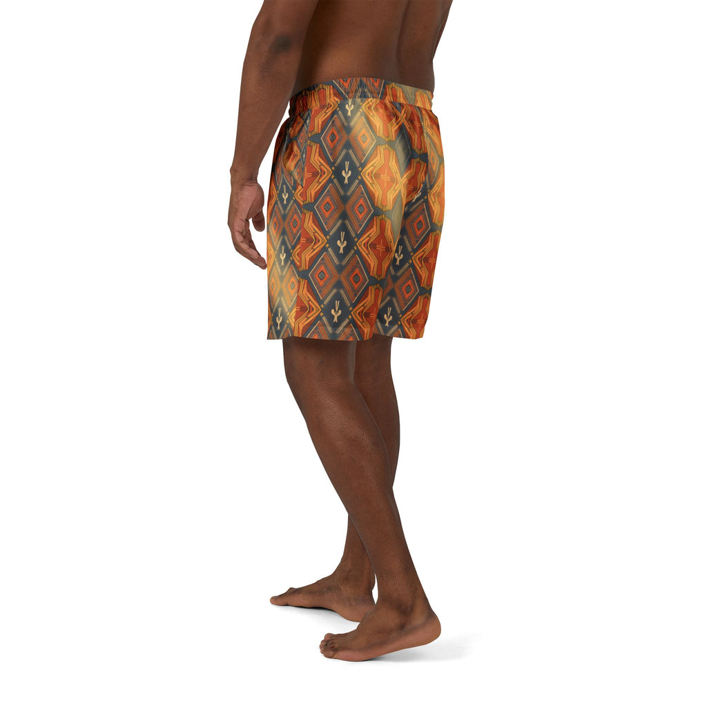 Vibrant Unisex Swim Shorts for Summer Fun, Beachwear, Pool Party, Vacation, Resort Wear, Stylish Swim Trunks, Graphic Swimwear