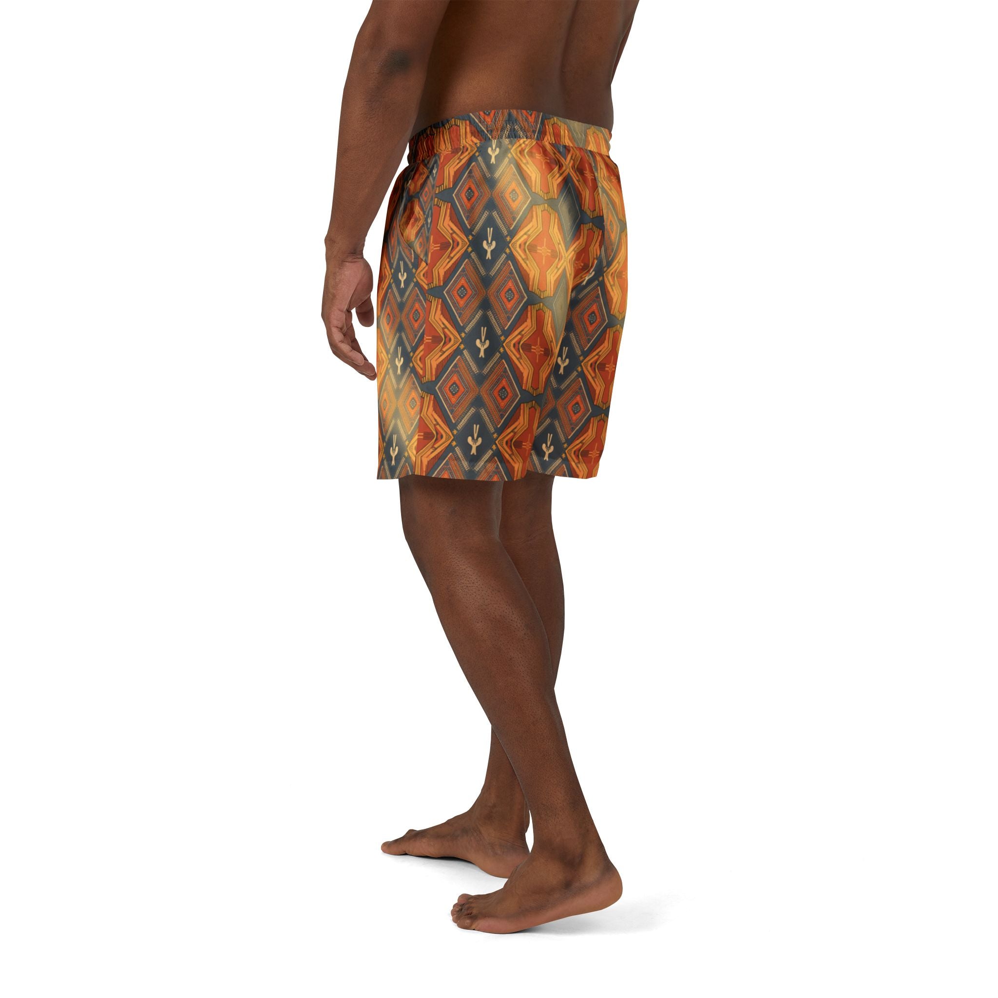 Vibrant Unisex Swim Shorts for Summer Fun, Beachwear, Pool Party, Vacation, Resort Wear, Stylish Swim Trunks, Graphic Swimwear